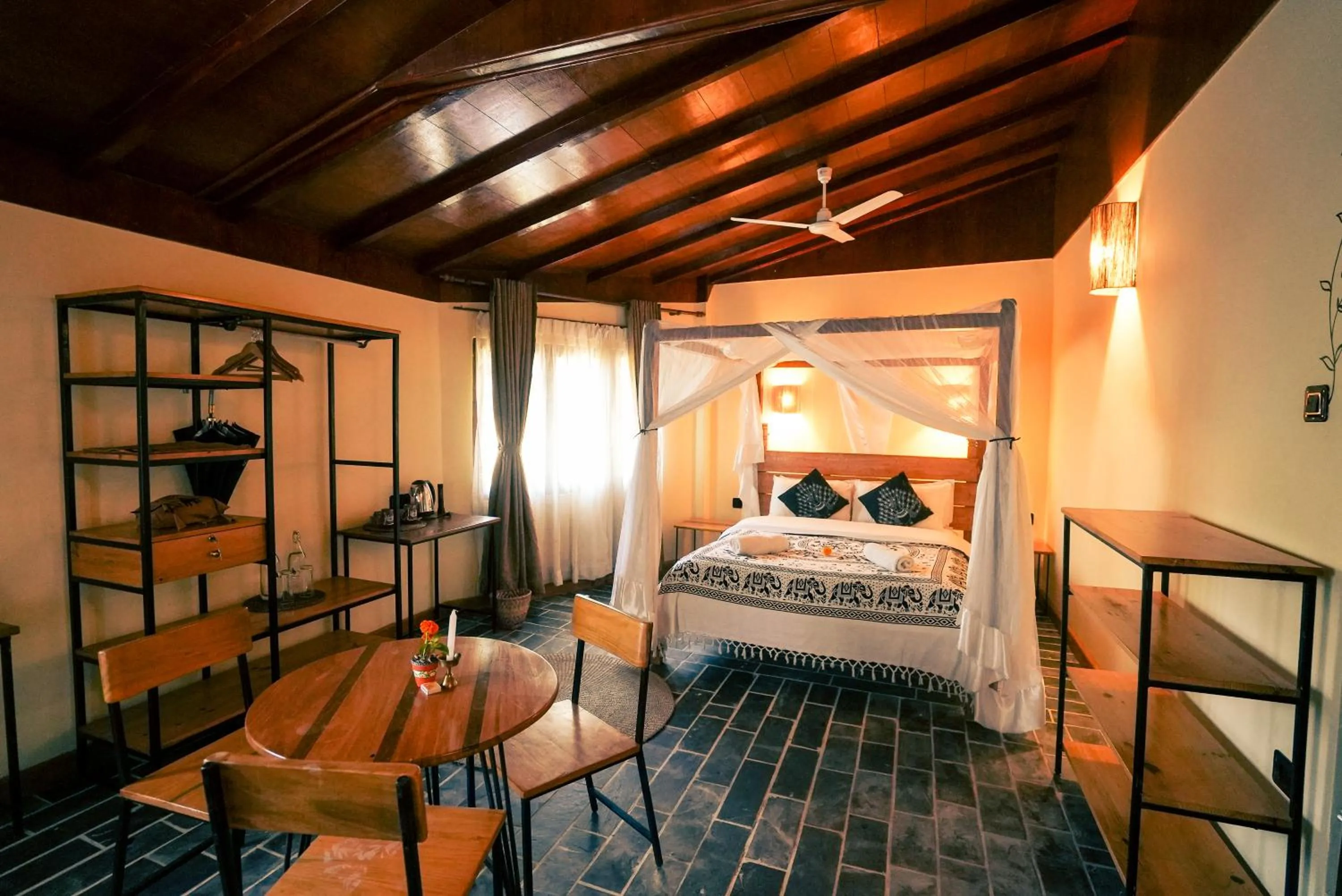 Bedroom, Bed in Sapana Village Lodge