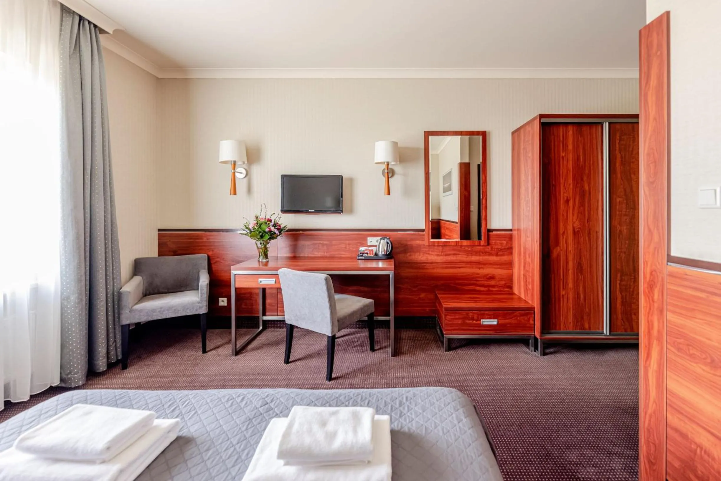 Bed in Hotel Panorama