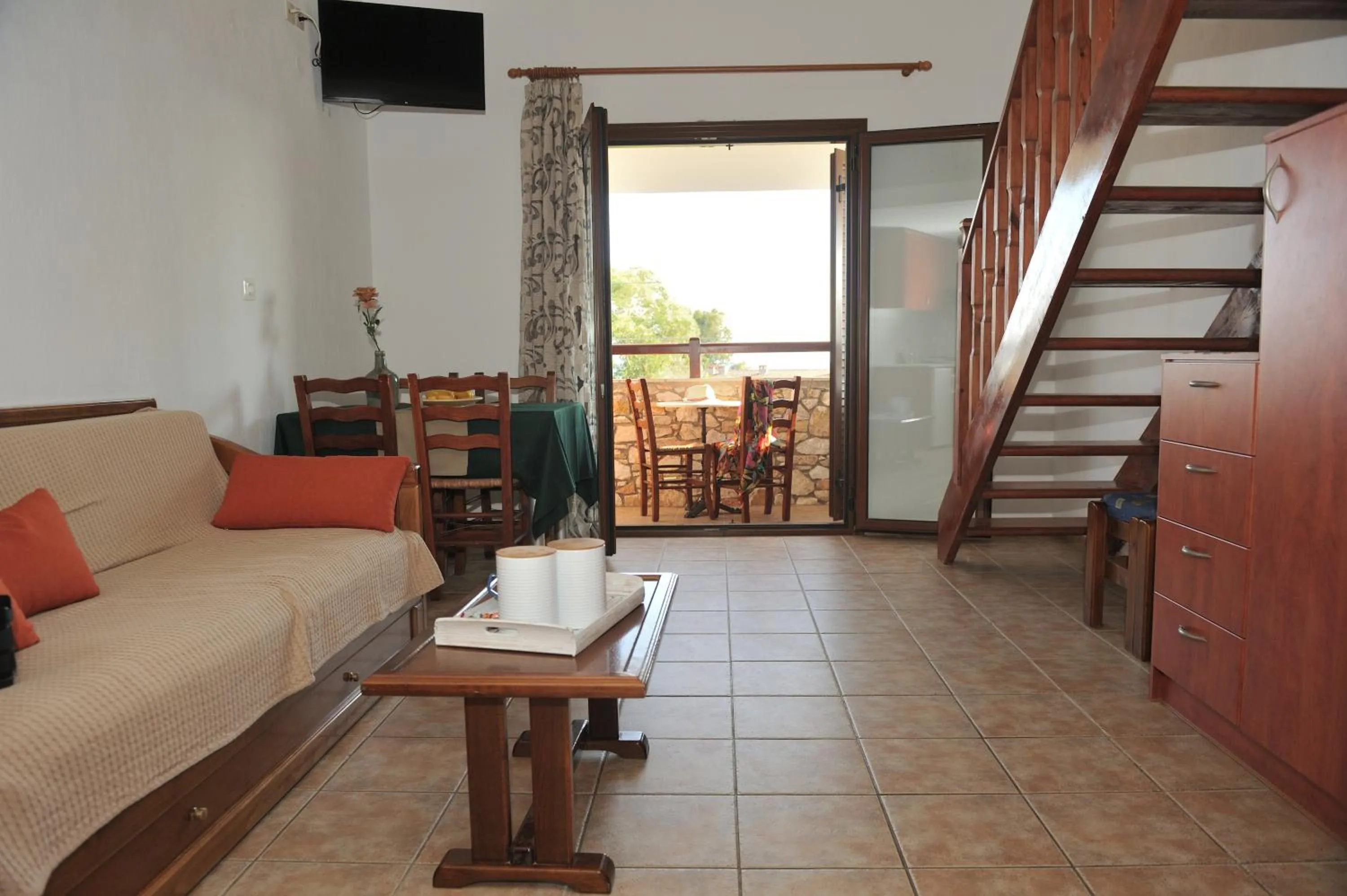 Living room in Villa Maraki