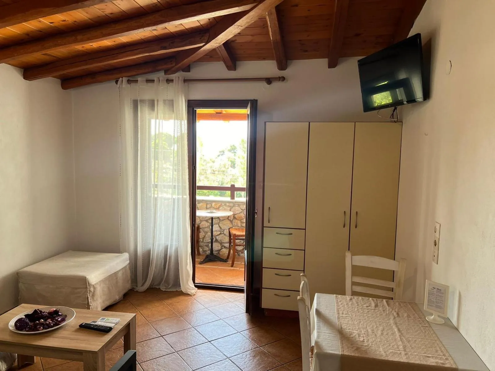 Seating area in Villa Maraki