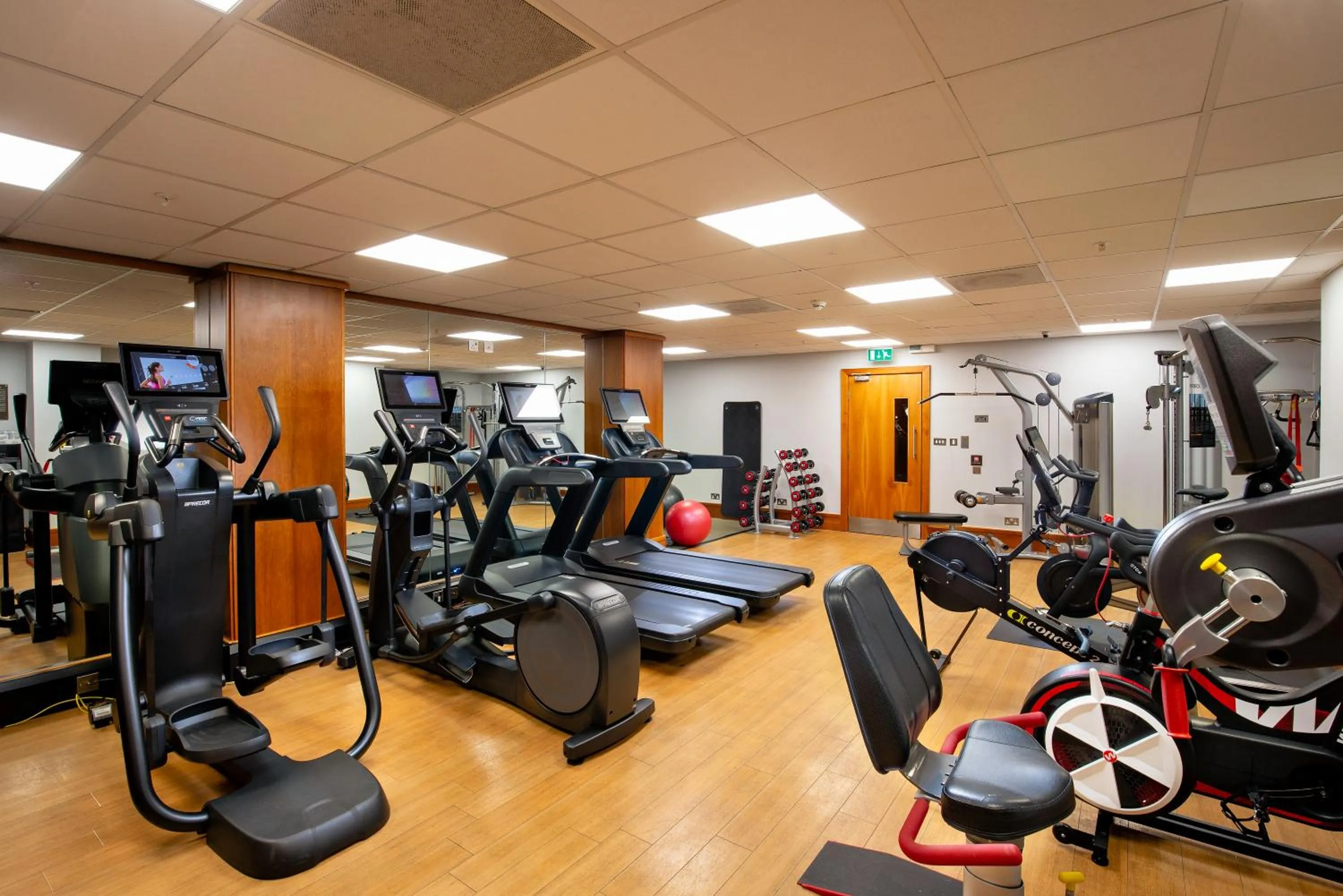 Fitness centre/facilities in Hilton London Canary Wharf
