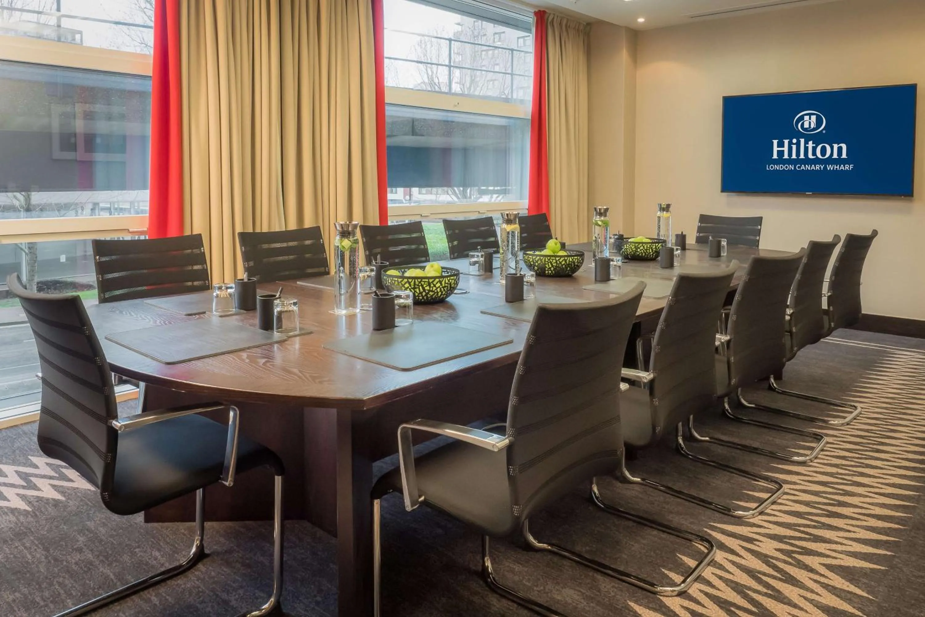 Meeting/conference room in Hilton London Canary Wharf