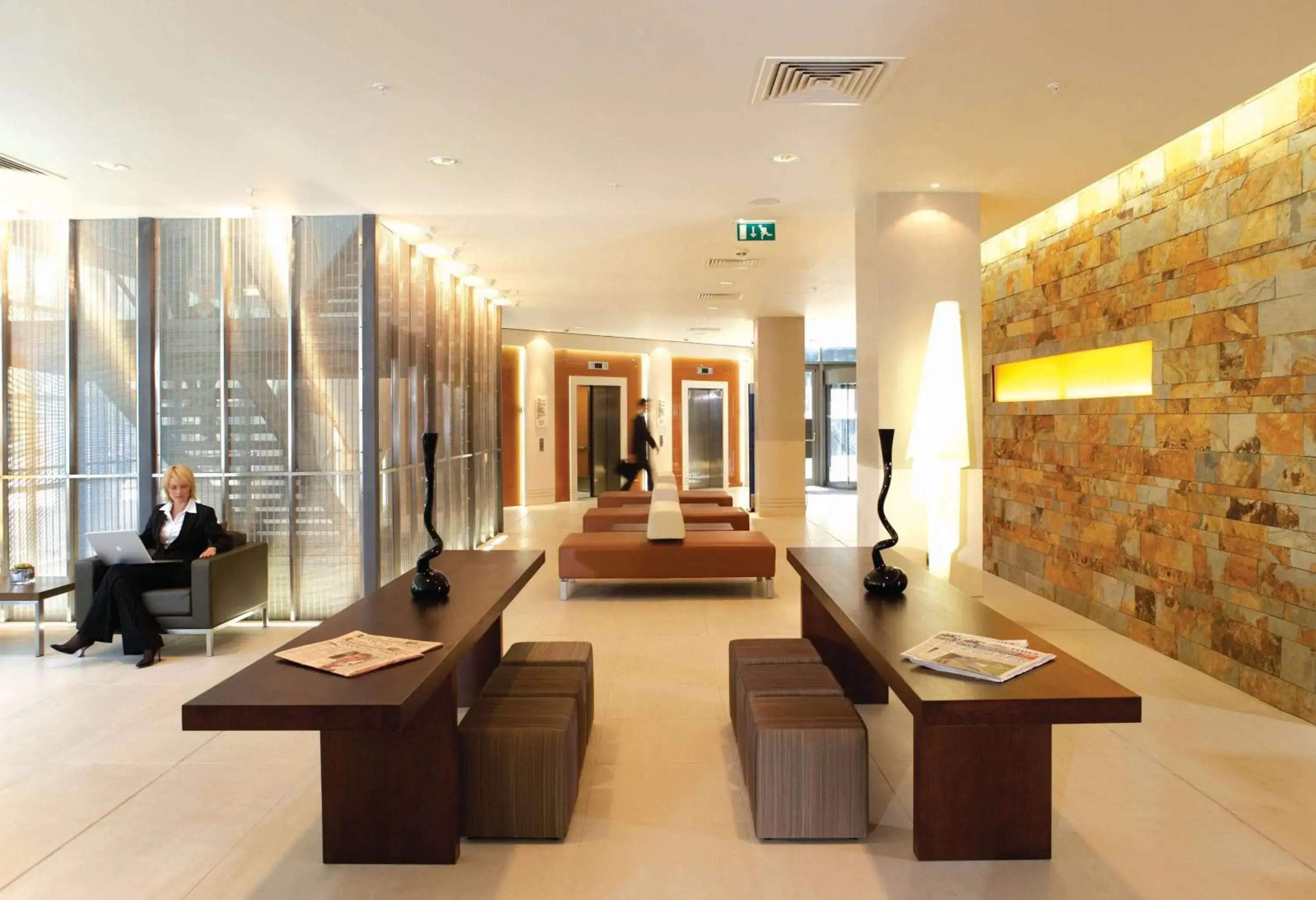 Lobby or reception in Hilton London Canary Wharf Lobby or reception in Hilton London Canary Wharf