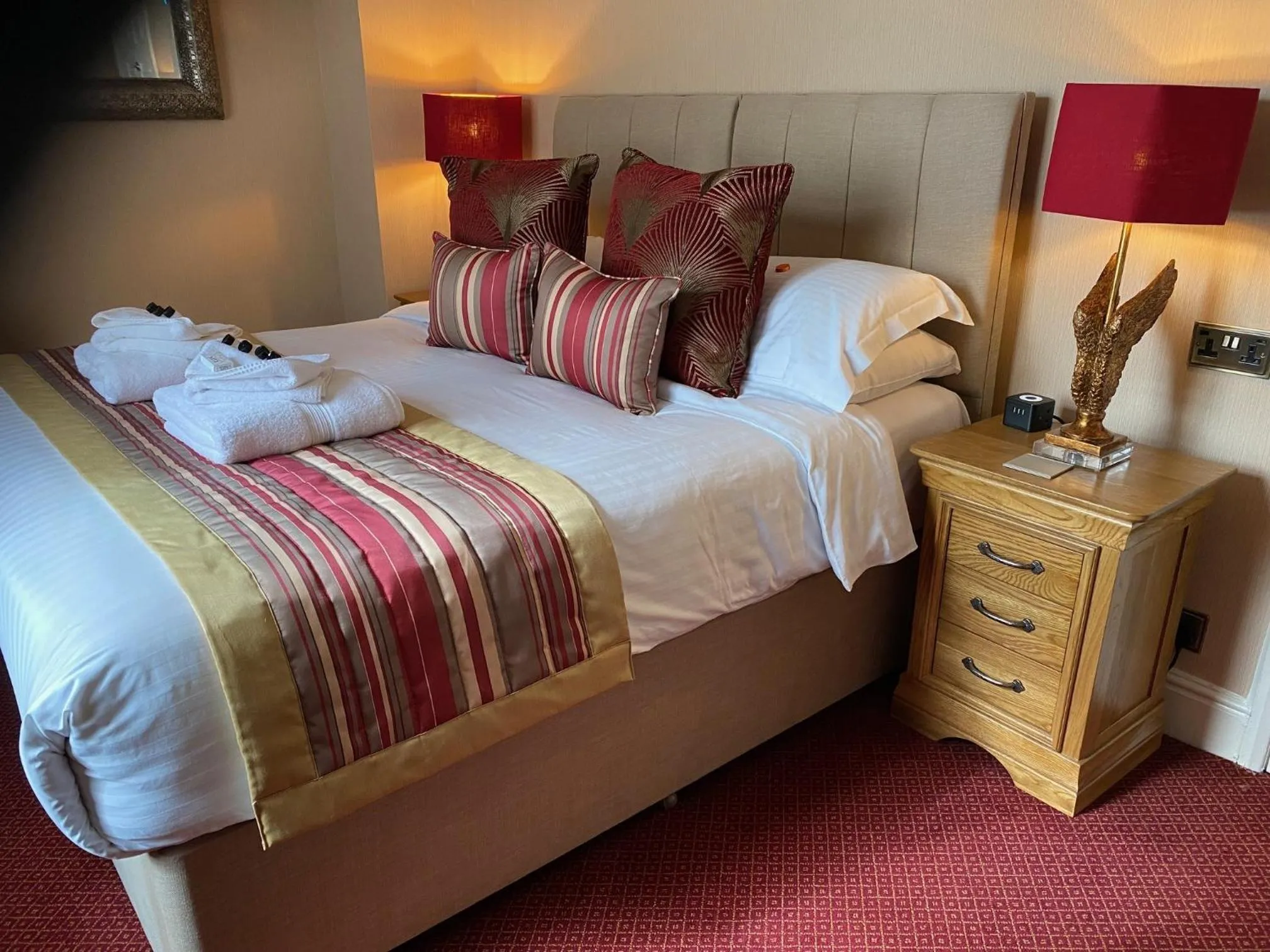 Bed in Chester House Guest House