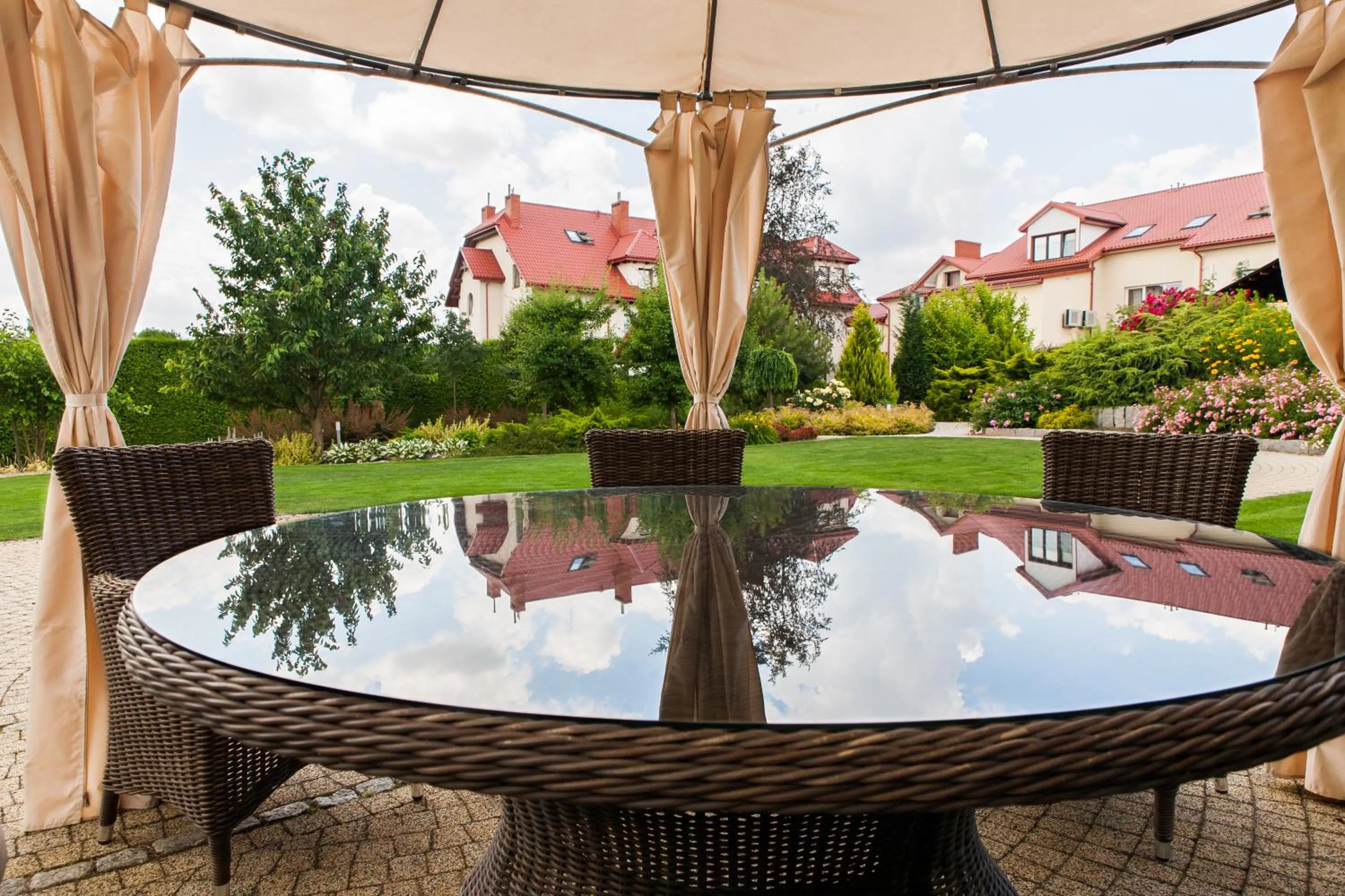 Garden view in Hotel Panorama