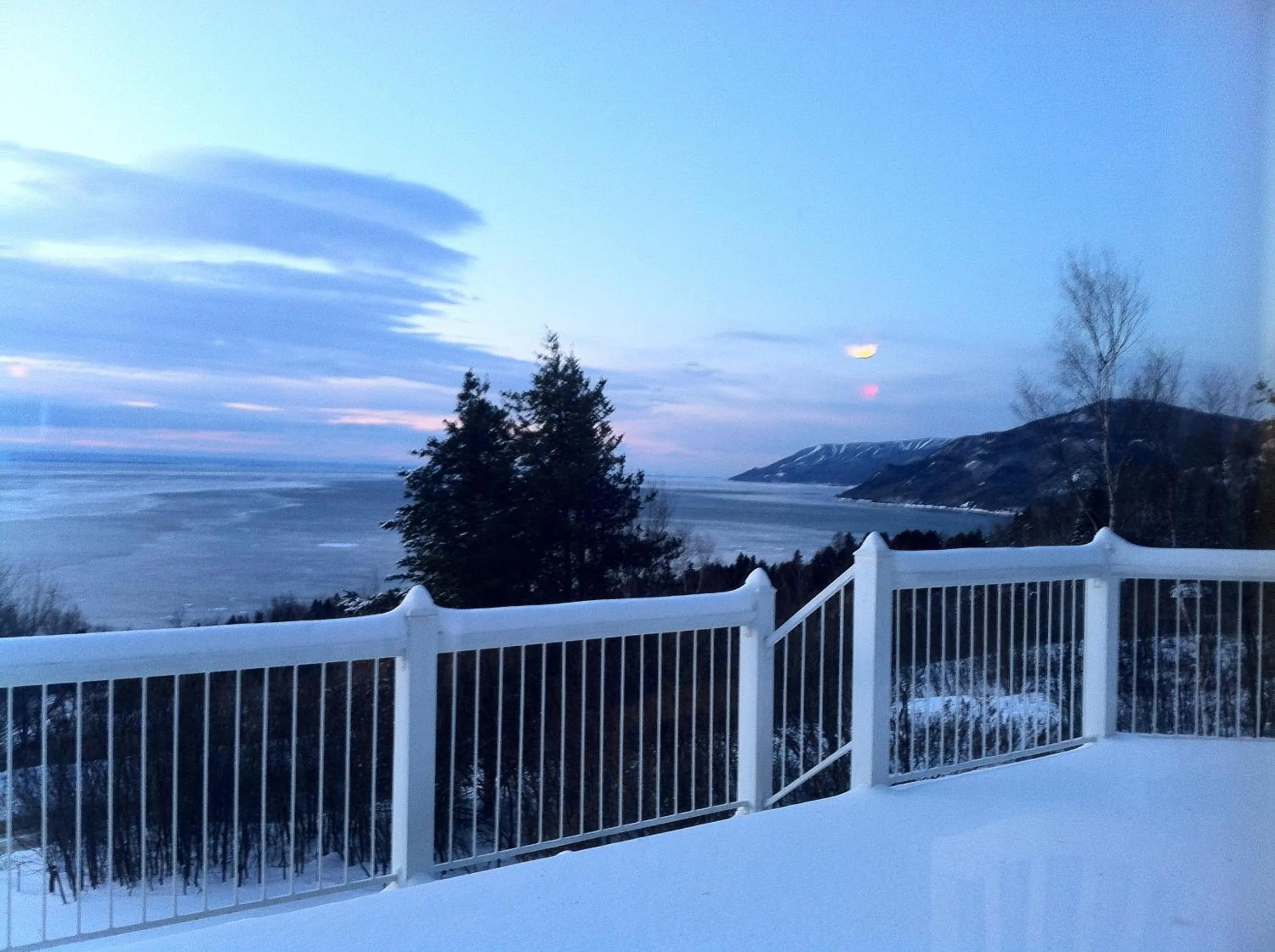 View (from property/room) in Auberge Cap aux Corbeaux