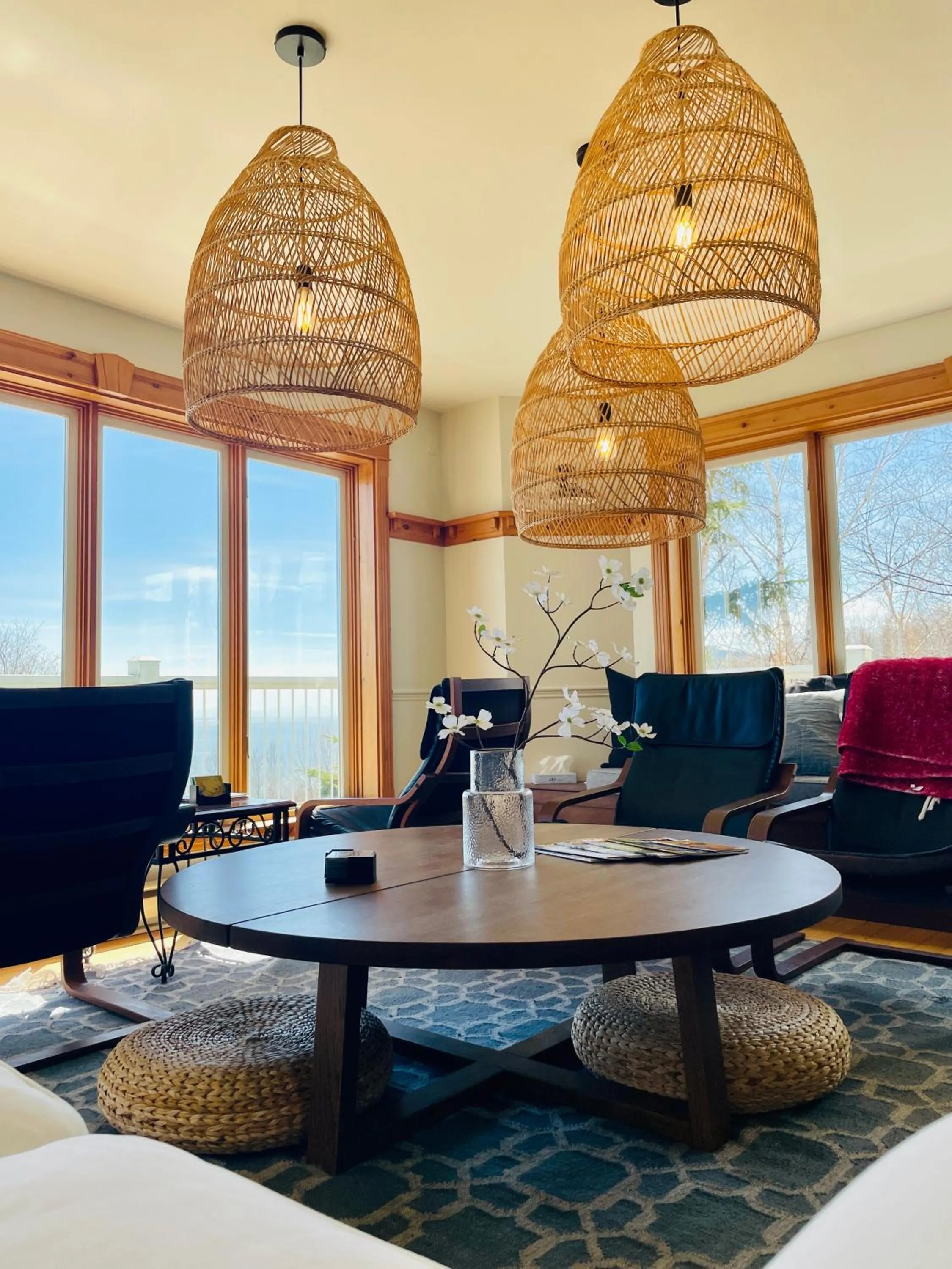 Living room in Auberge Cap aux Corbeaux