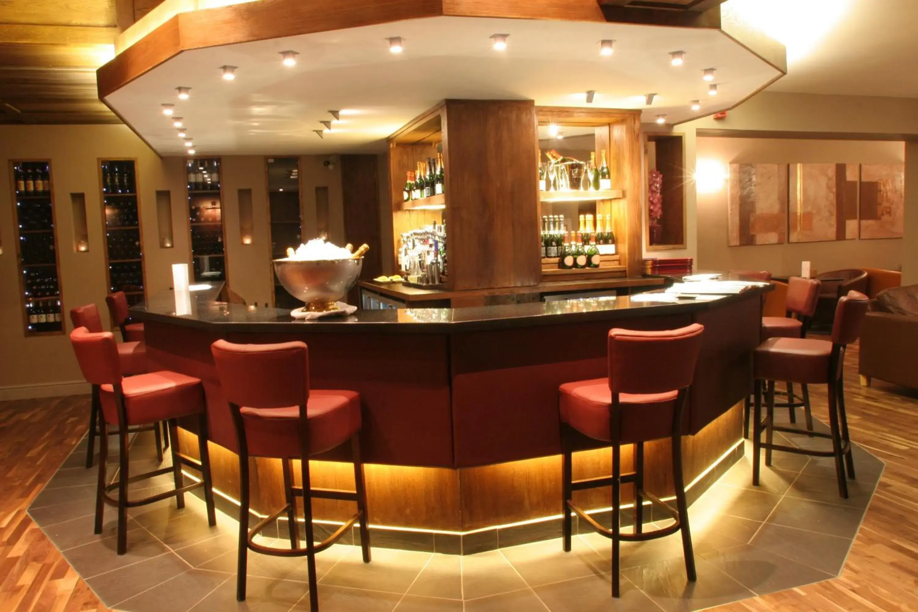 Lounge or bar in Cwrt Bleddyn Hotel & Spa Lounge or bar in Cwrt Bleddyn Hotel & Spa