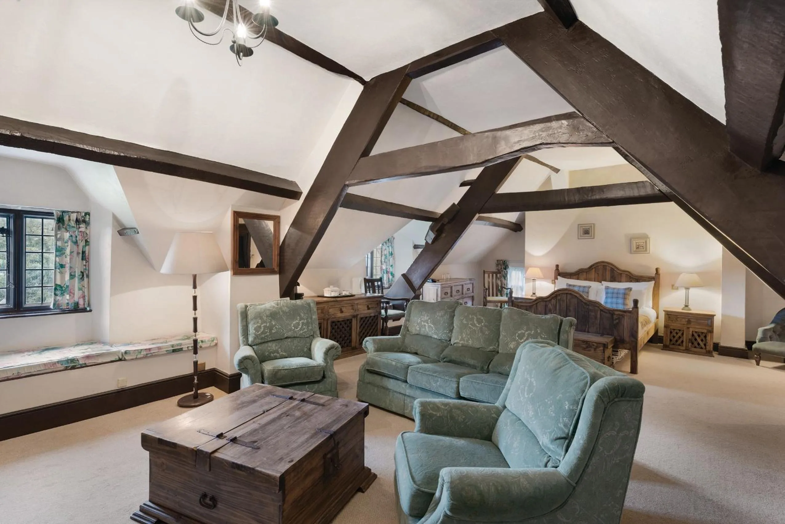 Bedroom in Cwrt Bleddyn Hotel & Spa