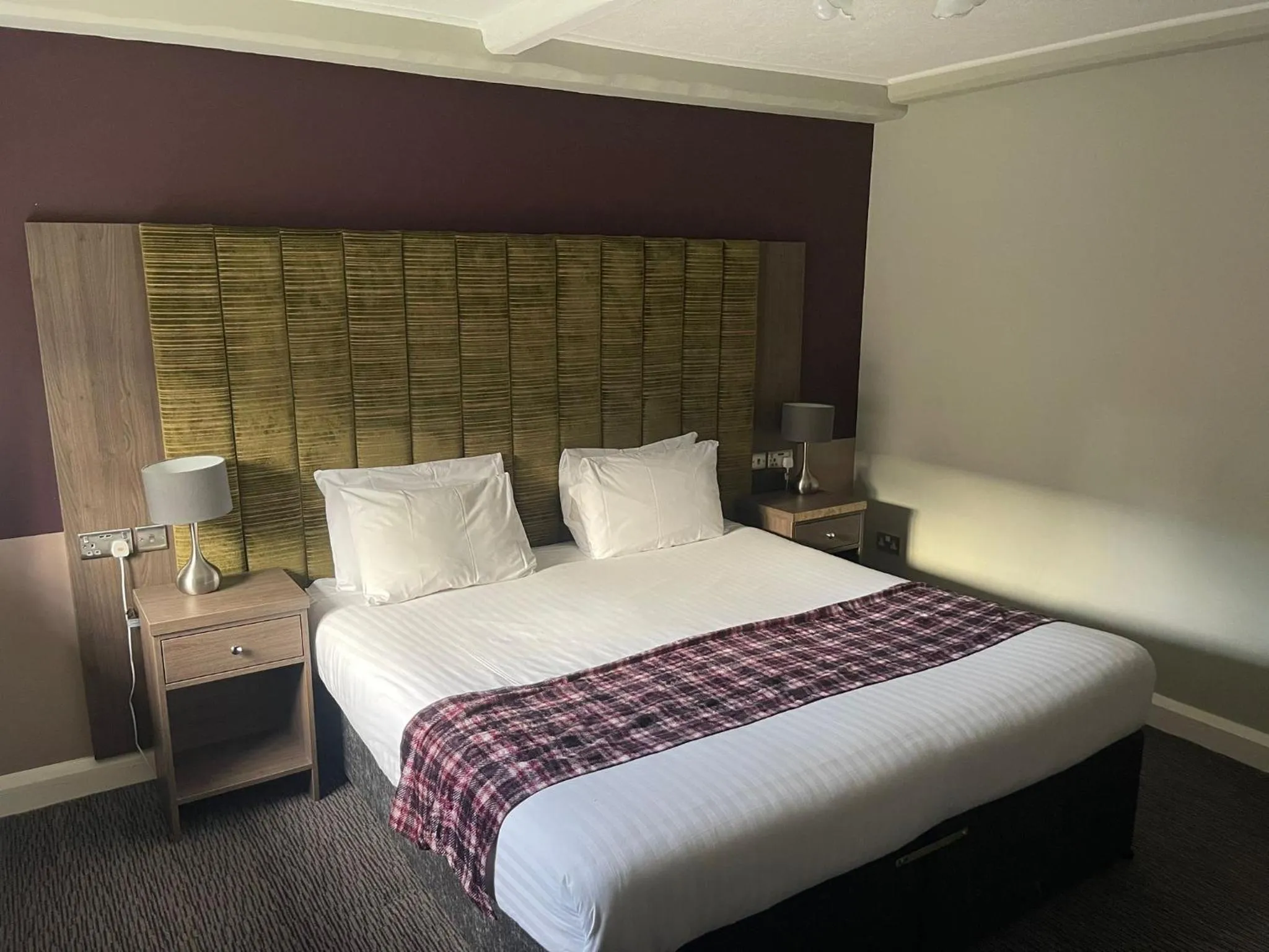 Bed in Cwrt Bleddyn Hotel & Spa