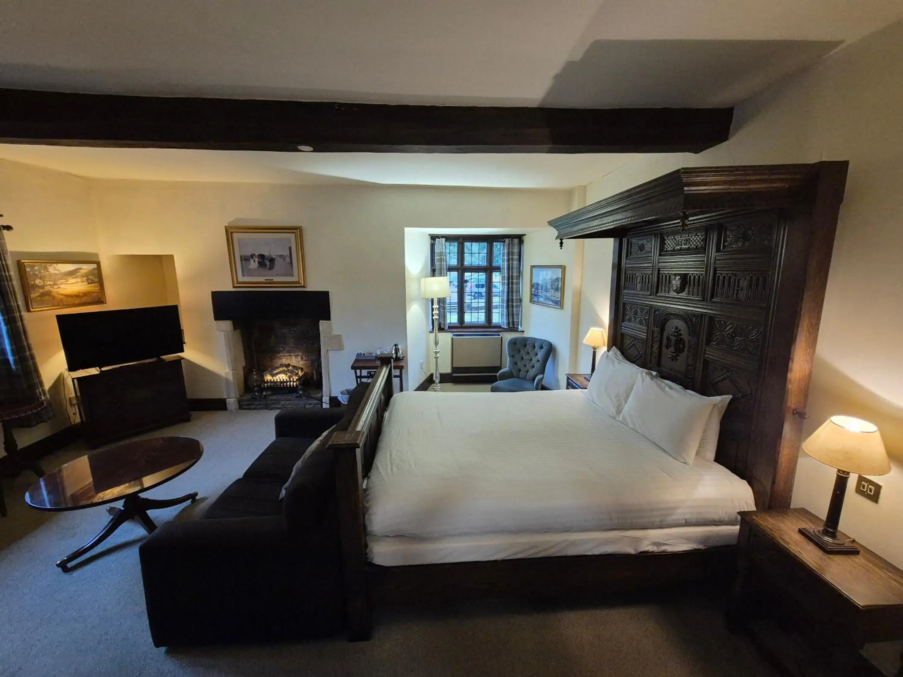 Bedroom, Bed in Cwrt Bleddyn Hotel & Spa Bedroom, Bed in Cwrt Bleddyn Hotel & Spa