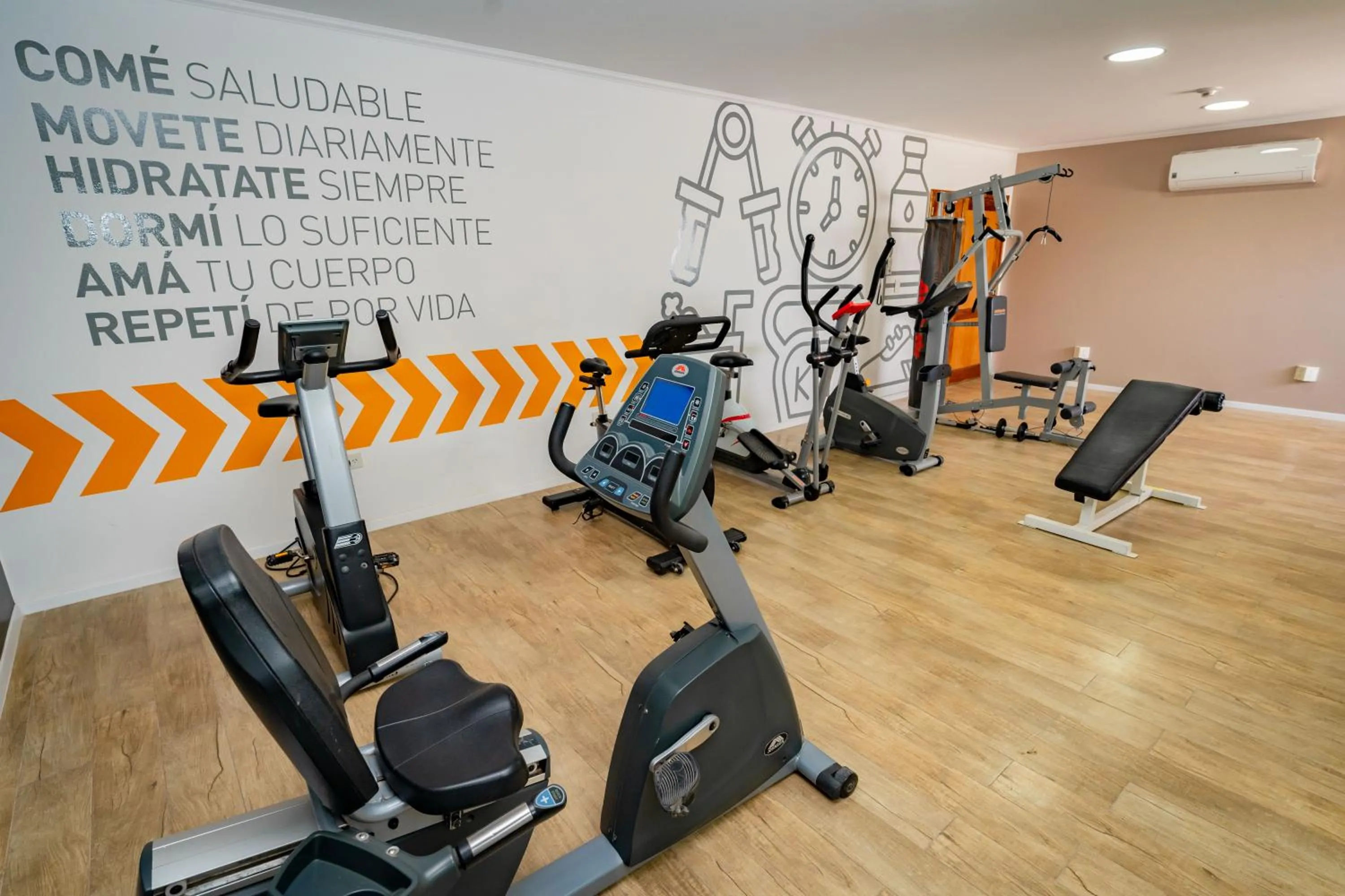 Fitness centre/facilities in Apart Hotel Rivadavia 815