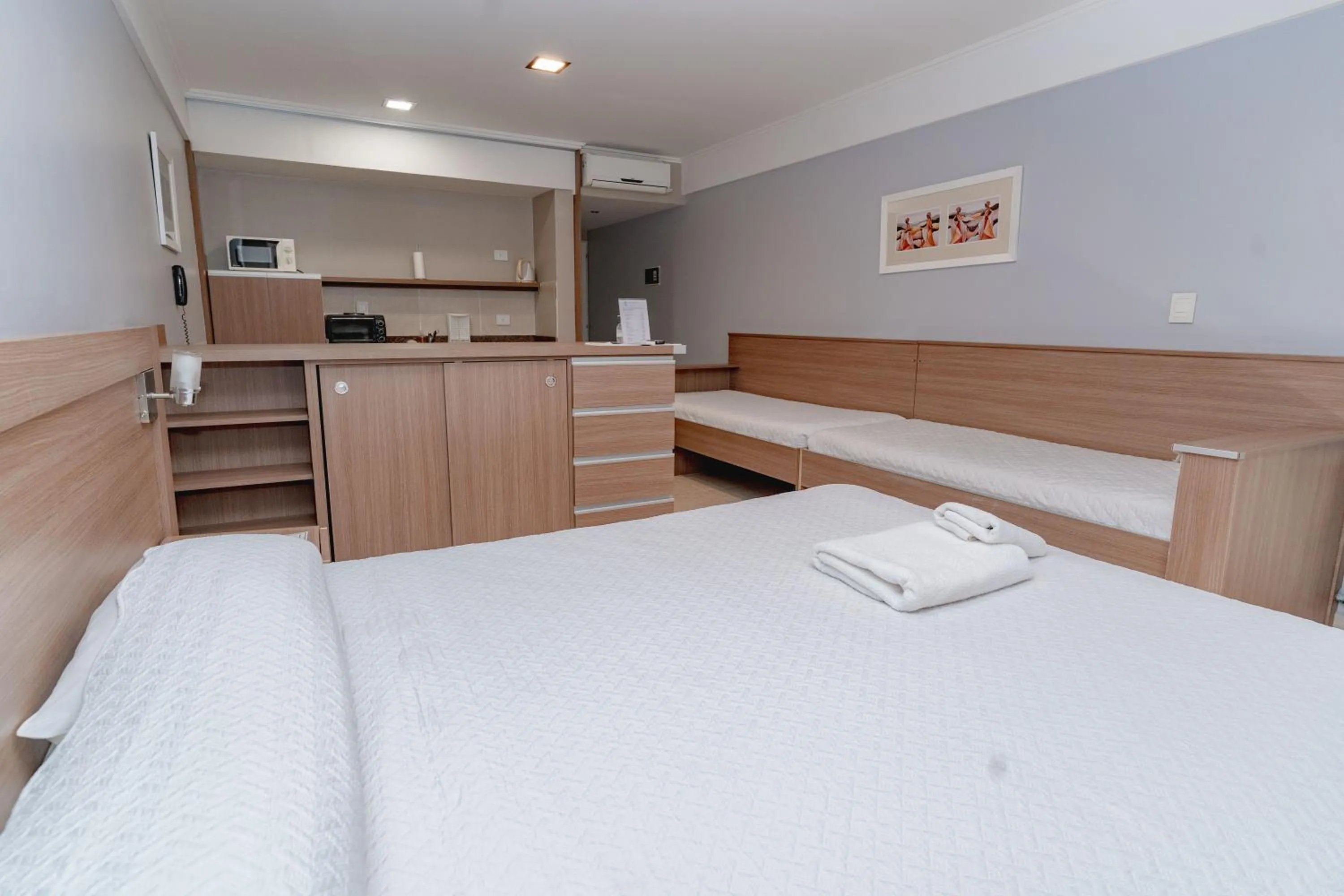 Bed in Apart Hotel Rivadavia 815