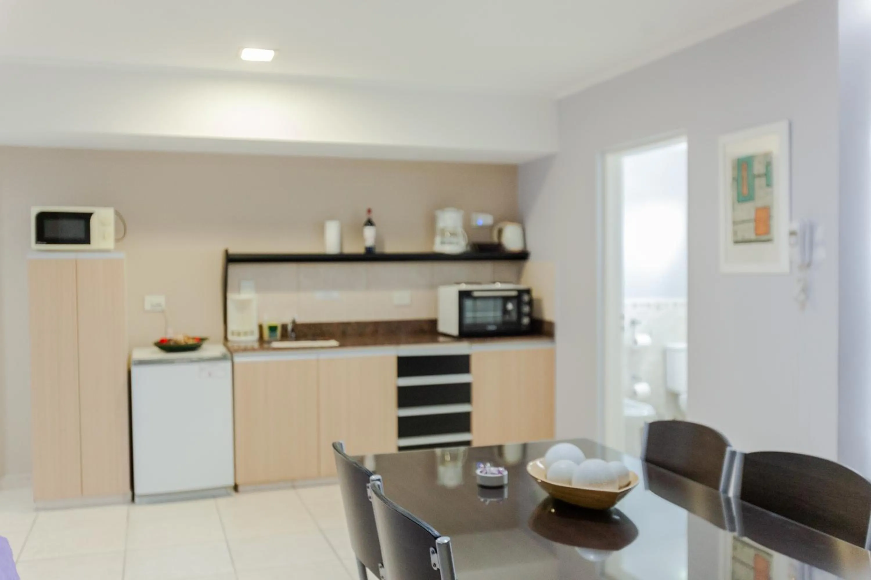 Kitchen or kitchenette in Apart Hotel Rivadavia 815