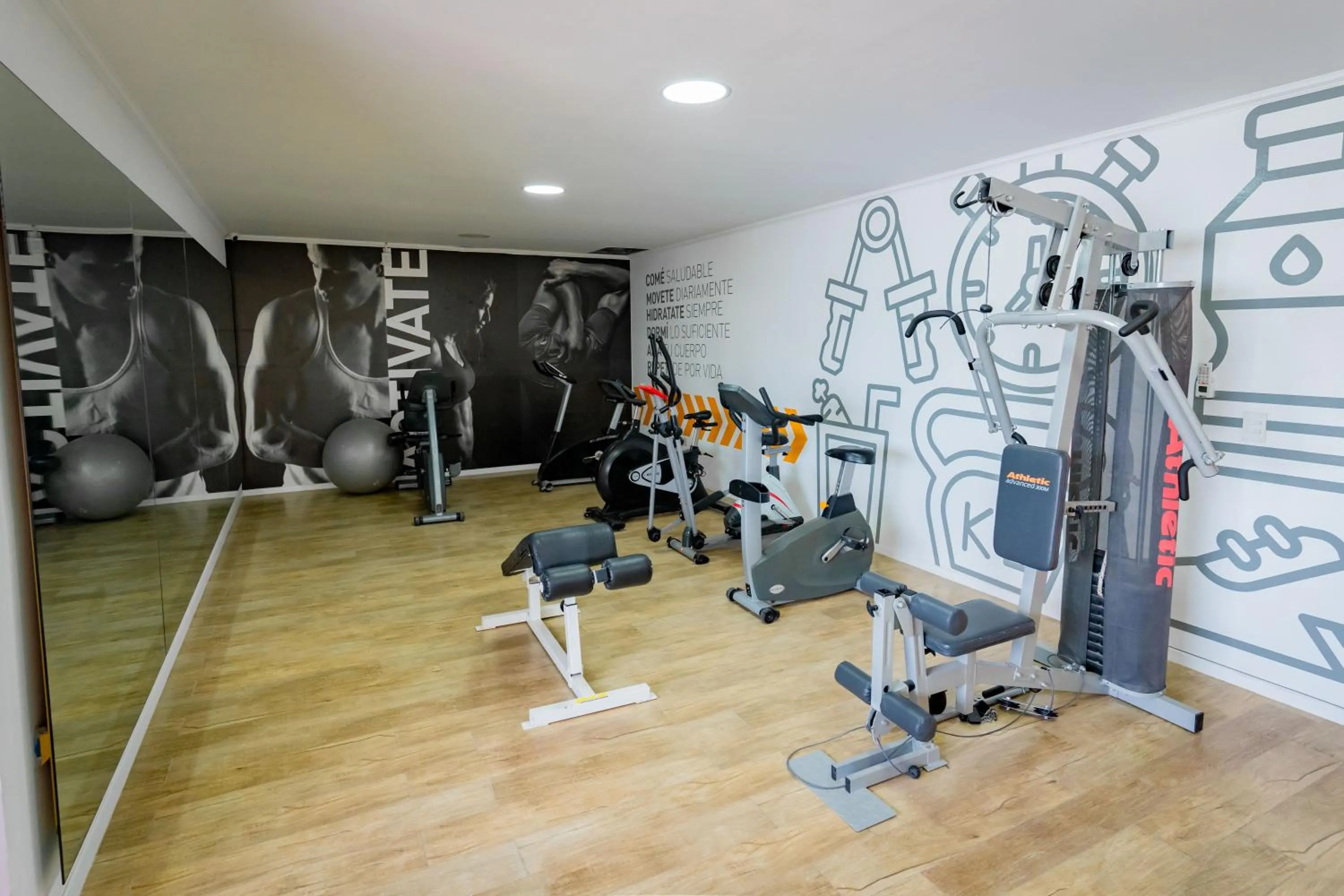 Fitness centre/facilities in Apart Hotel Rivadavia 815