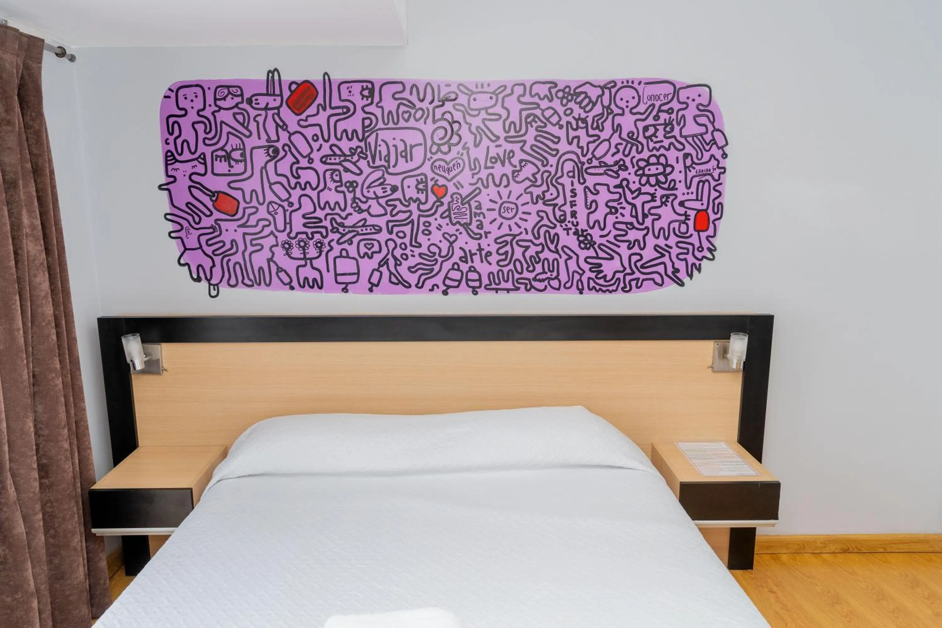 Bed in Apart Hotel Rivadavia 815