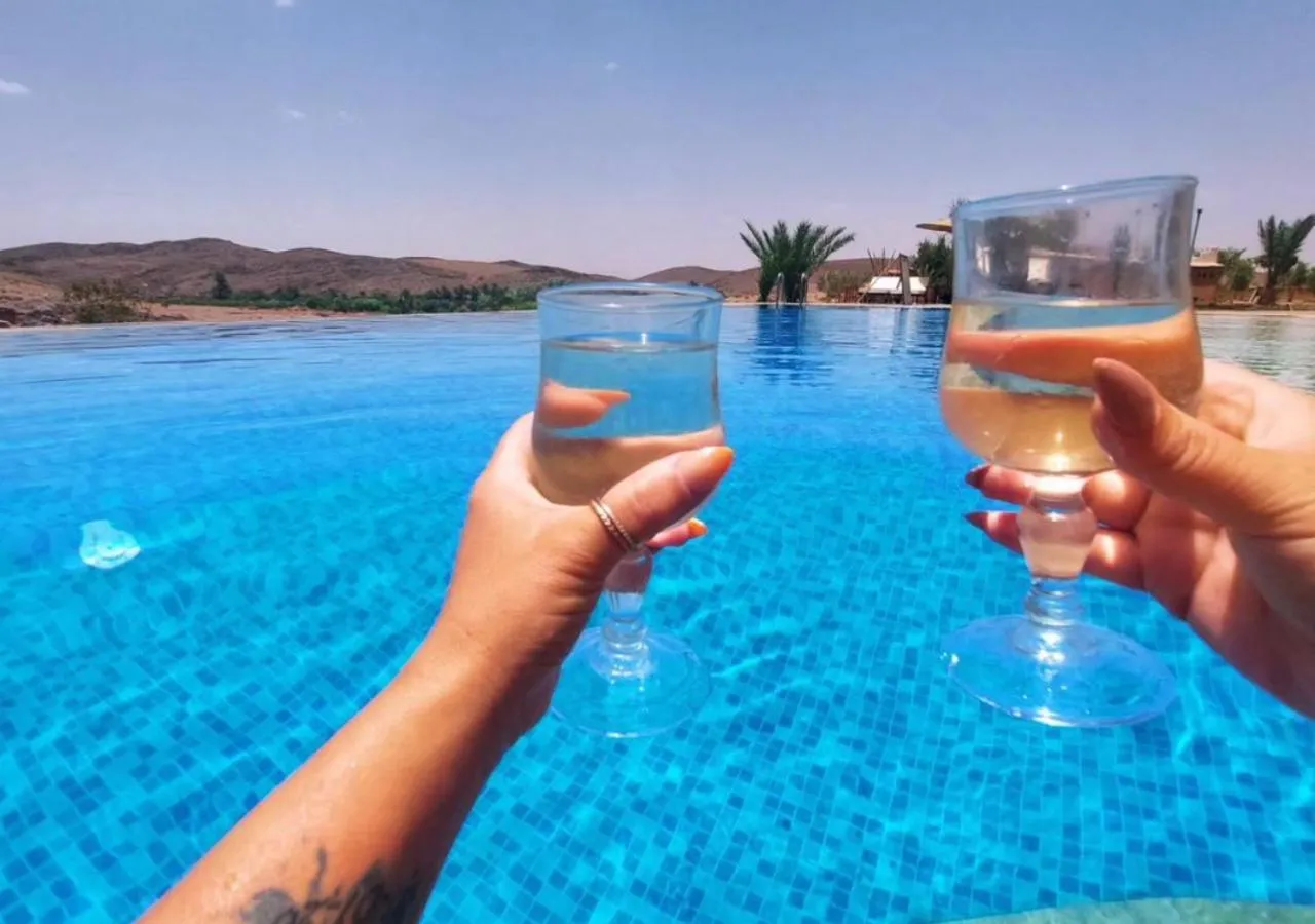 Swimming pool in Kasbah Zitoune