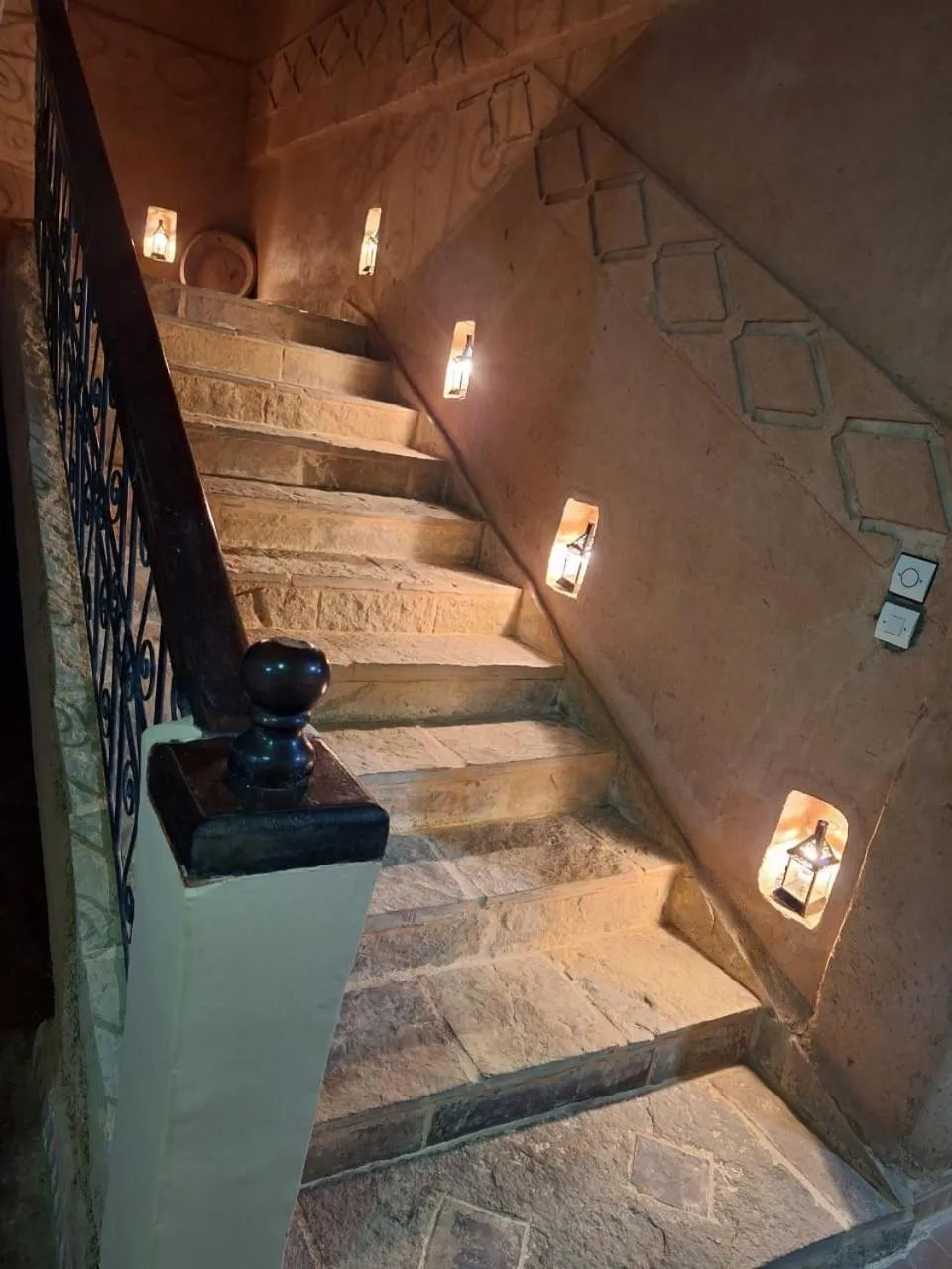 Decorative detail in Kasbah Zitoune