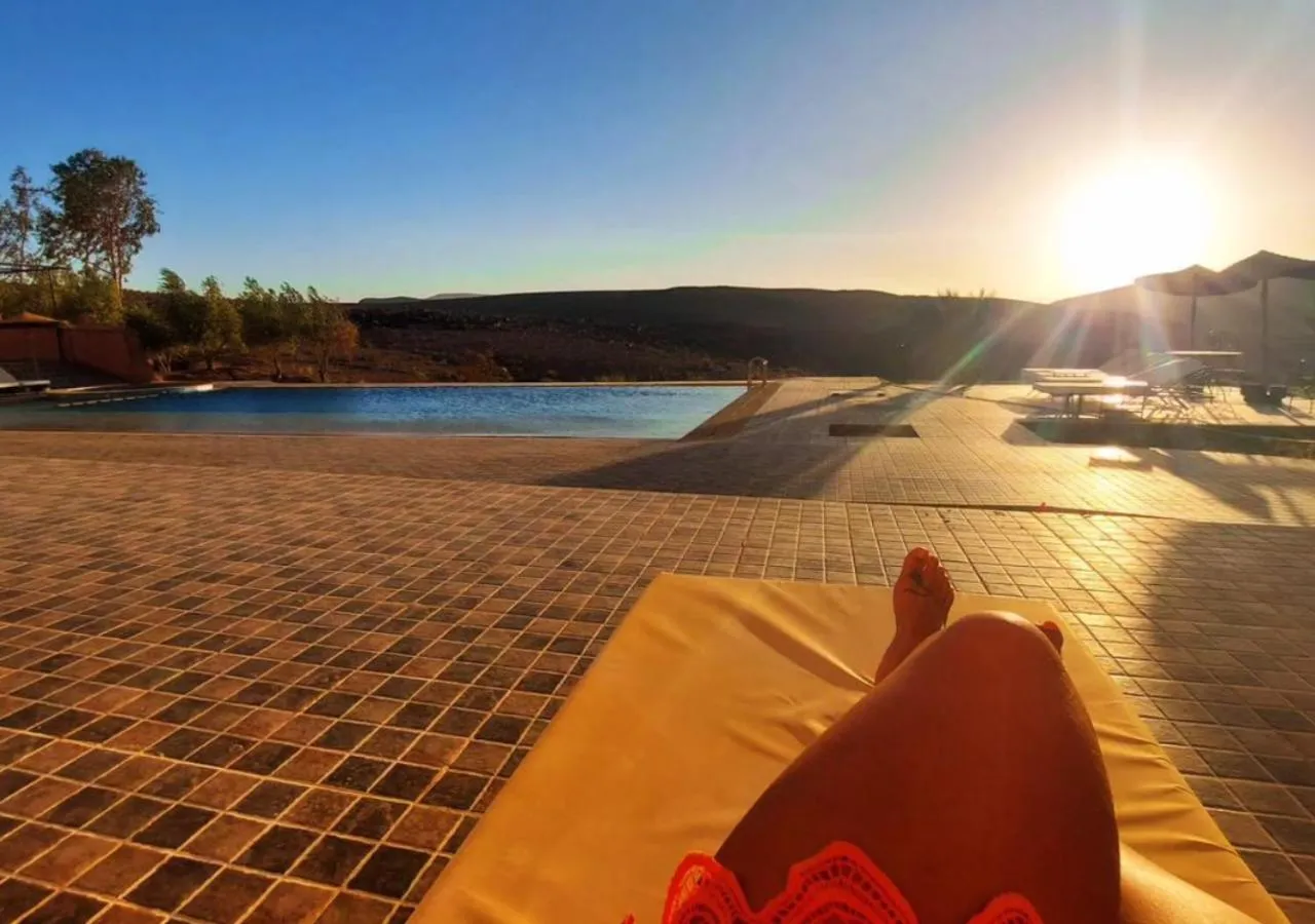 Swimming pool in Kasbah Zitoune