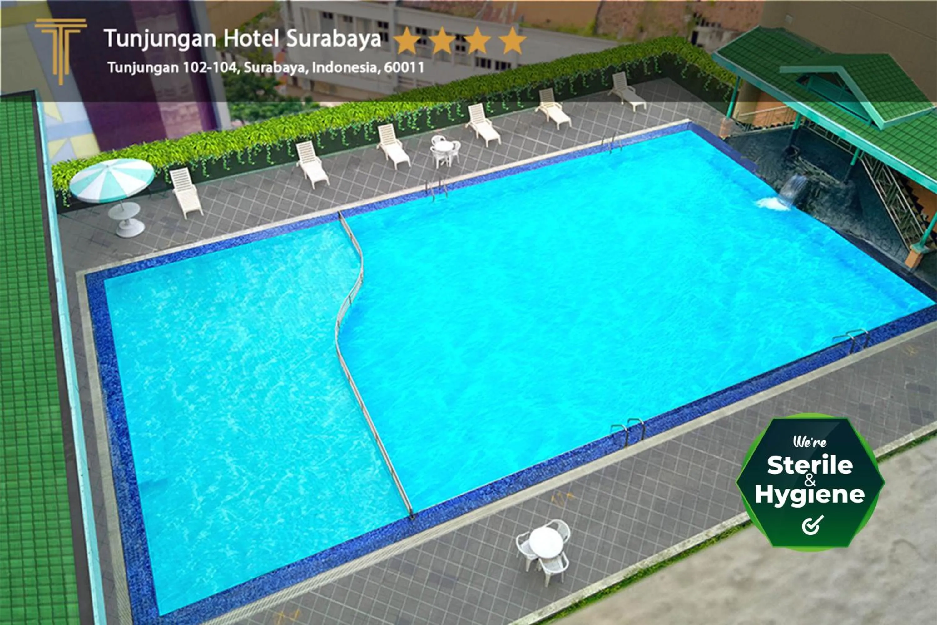 Swimming pool in Tunjungan Hotel