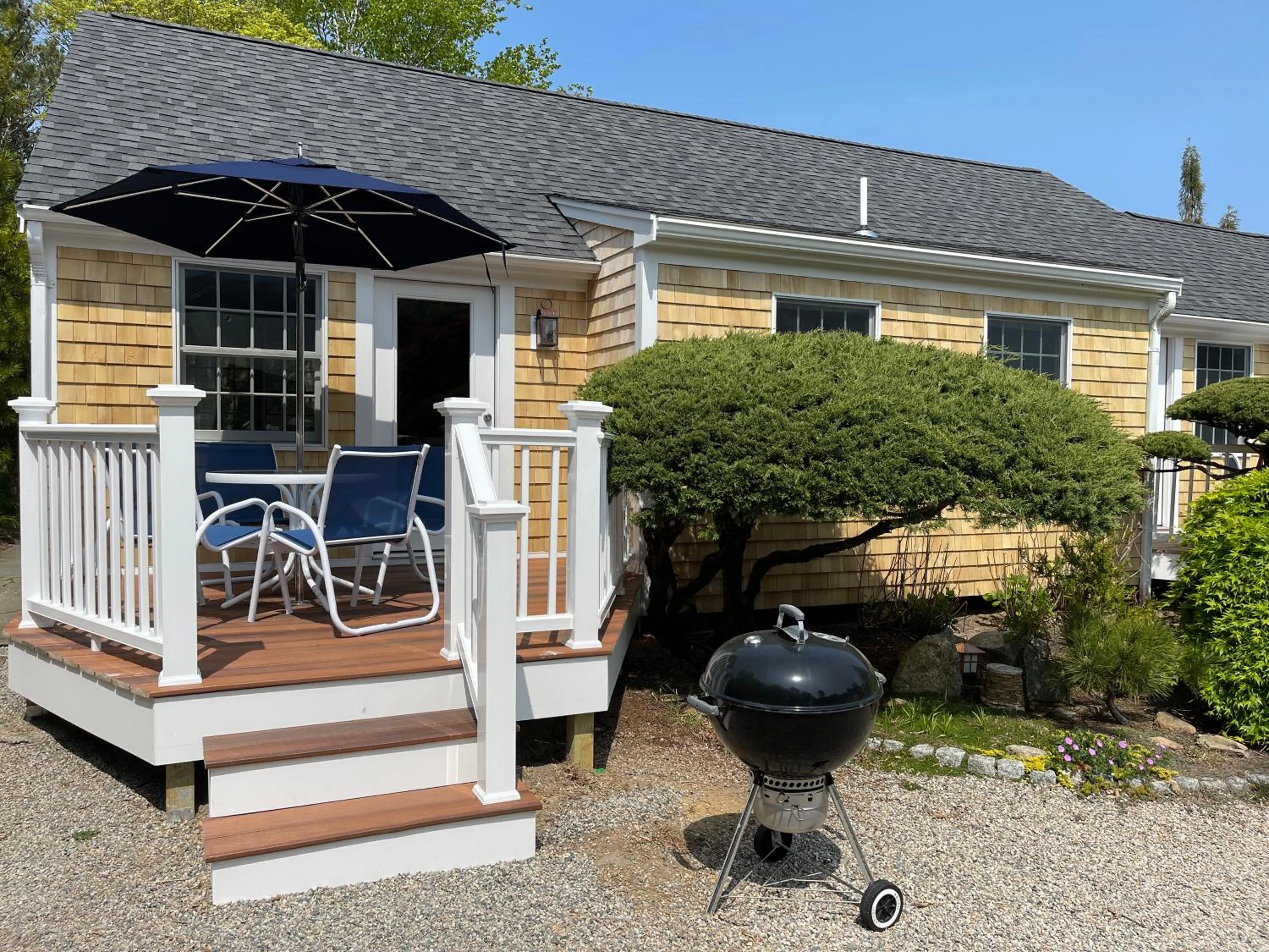 Patio in Pleasant Bay Village Resort