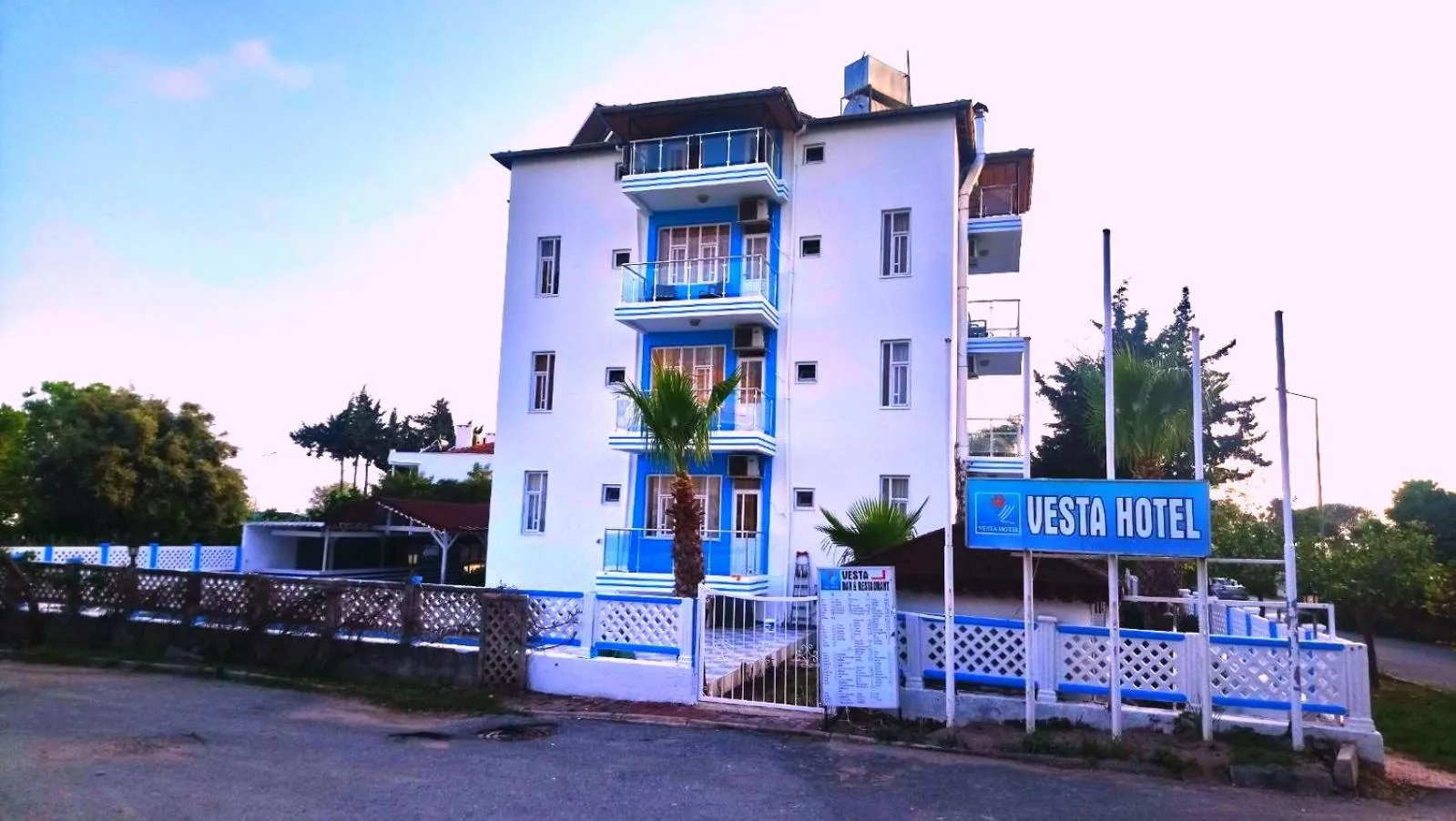 Facade/entrance in Vesta Hotel