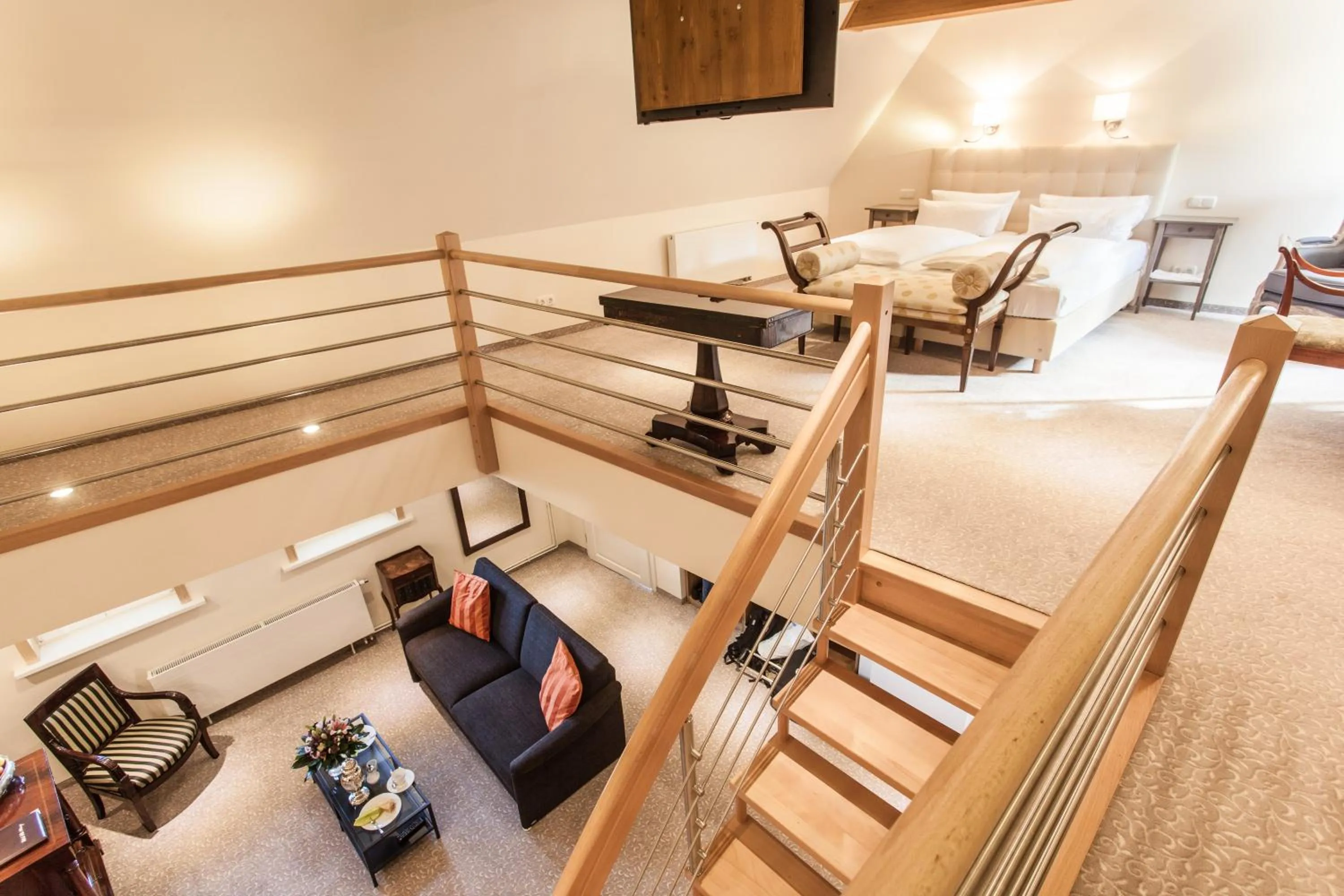 Photo of the whole room, Bed in Romantik Hotel Alte Münze