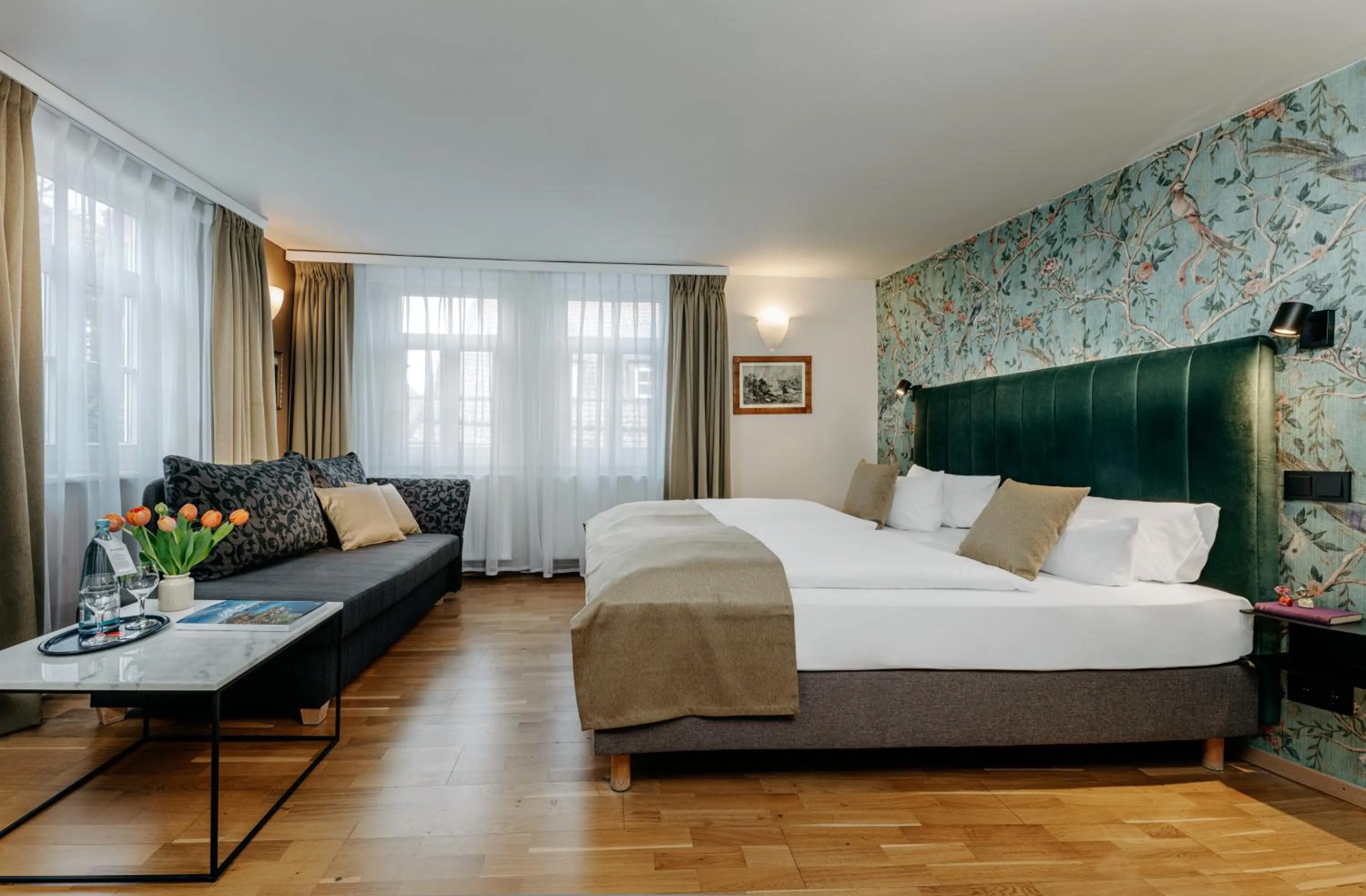 Photo of the whole room, Bed in Romantik Hotel Alte Münze