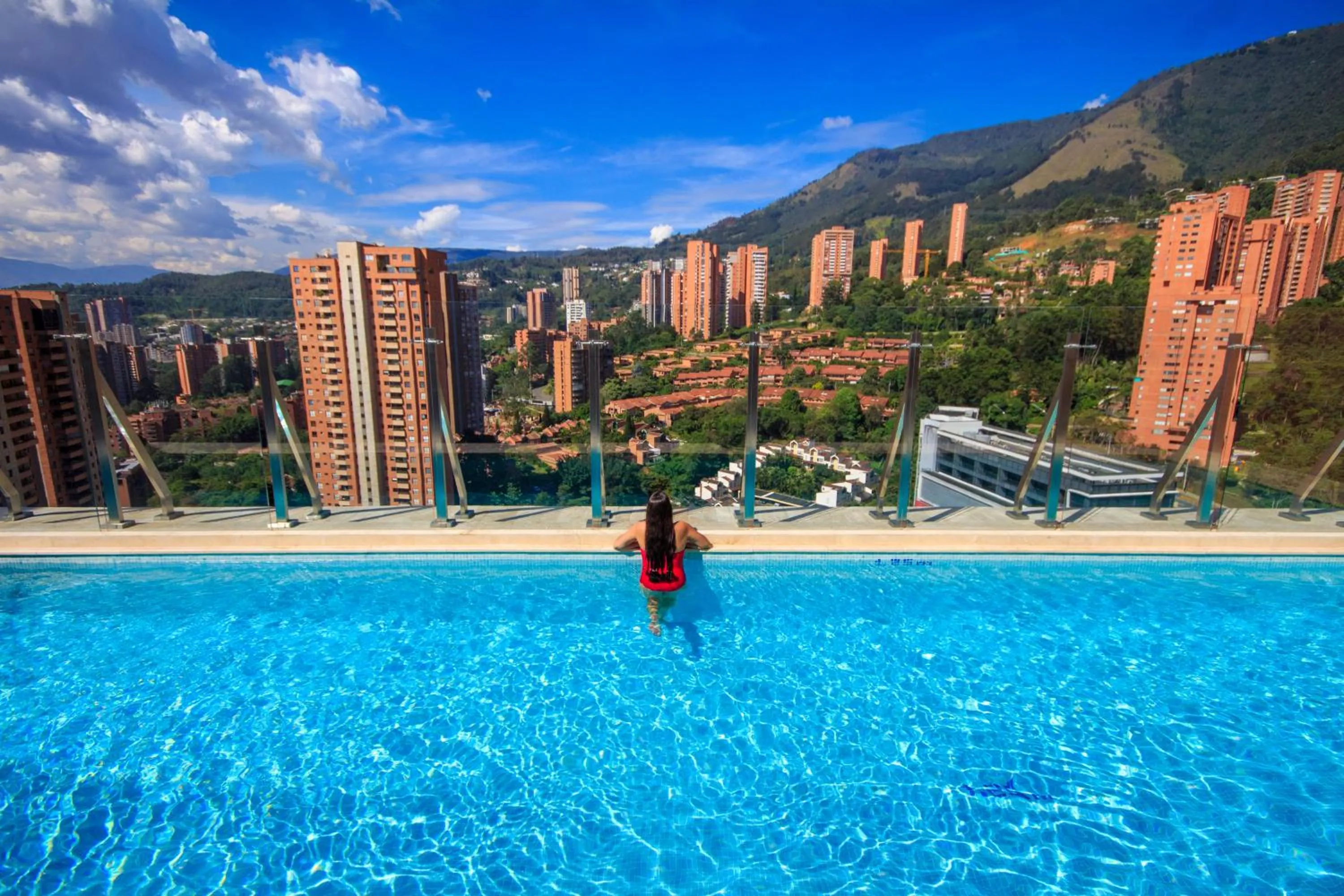Swimming pool in Novotel Medellin El Tesoro