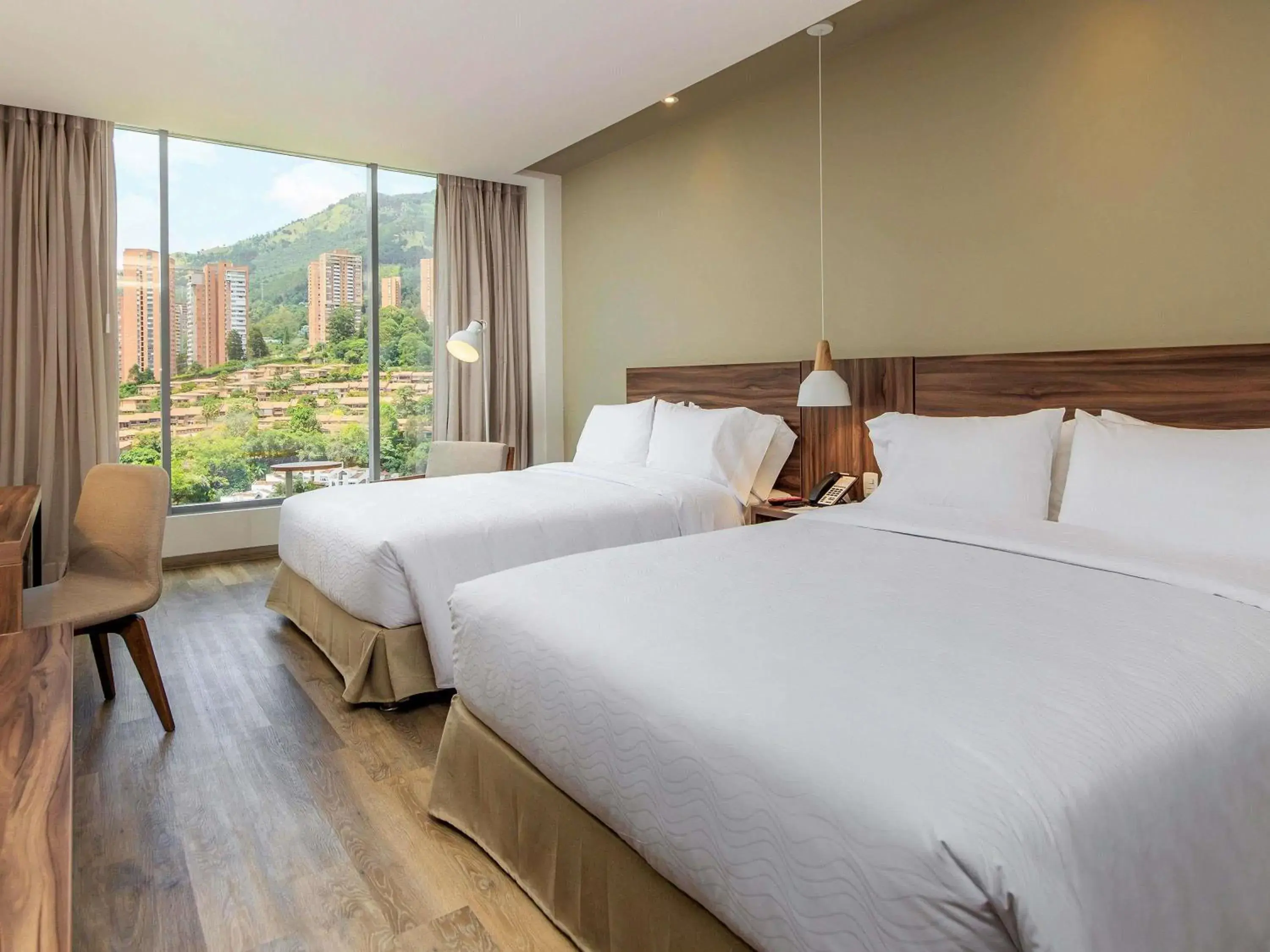 Standard Double Room with Two Double Beds in Novotel Medellin El Tesoro Standard Double Room with Two Double Beds in Novotel Medellin El Tesoro