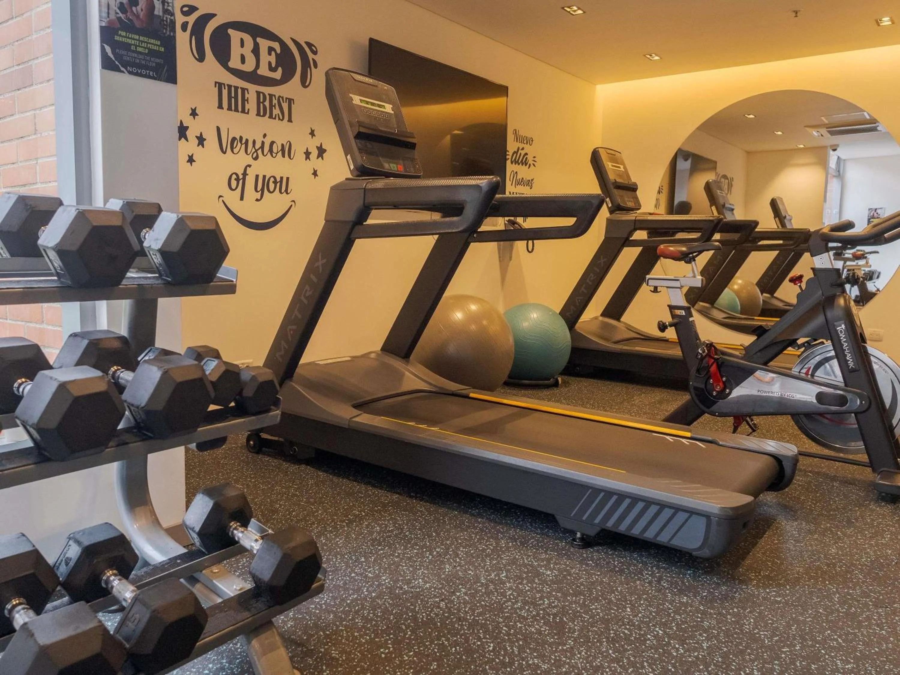 Fitness centre/facilities in Novotel Medellin El Tesoro