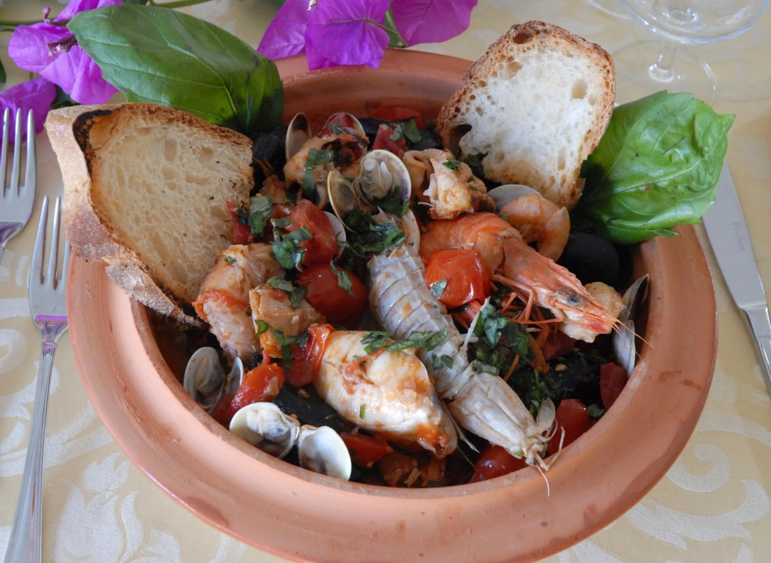 Food in Park Hotel Villa Americana