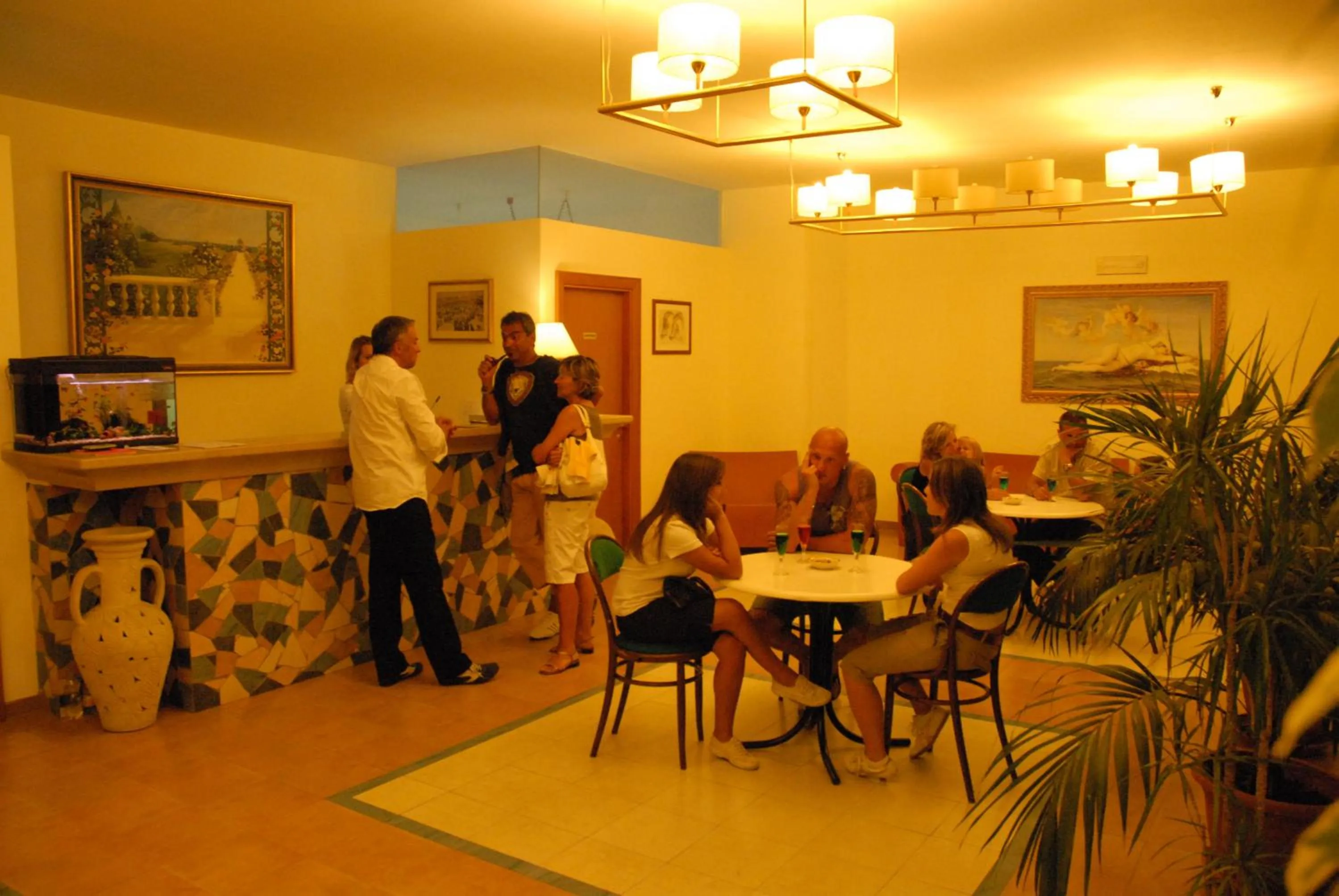 Lobby or reception in Park Hotel Villa Americana