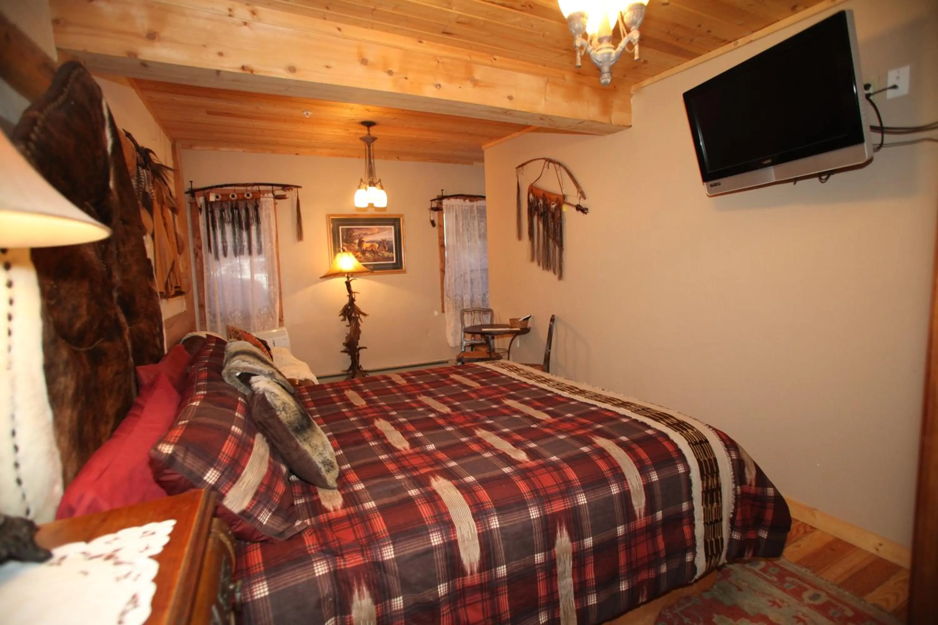 Bed in Swan River Inn