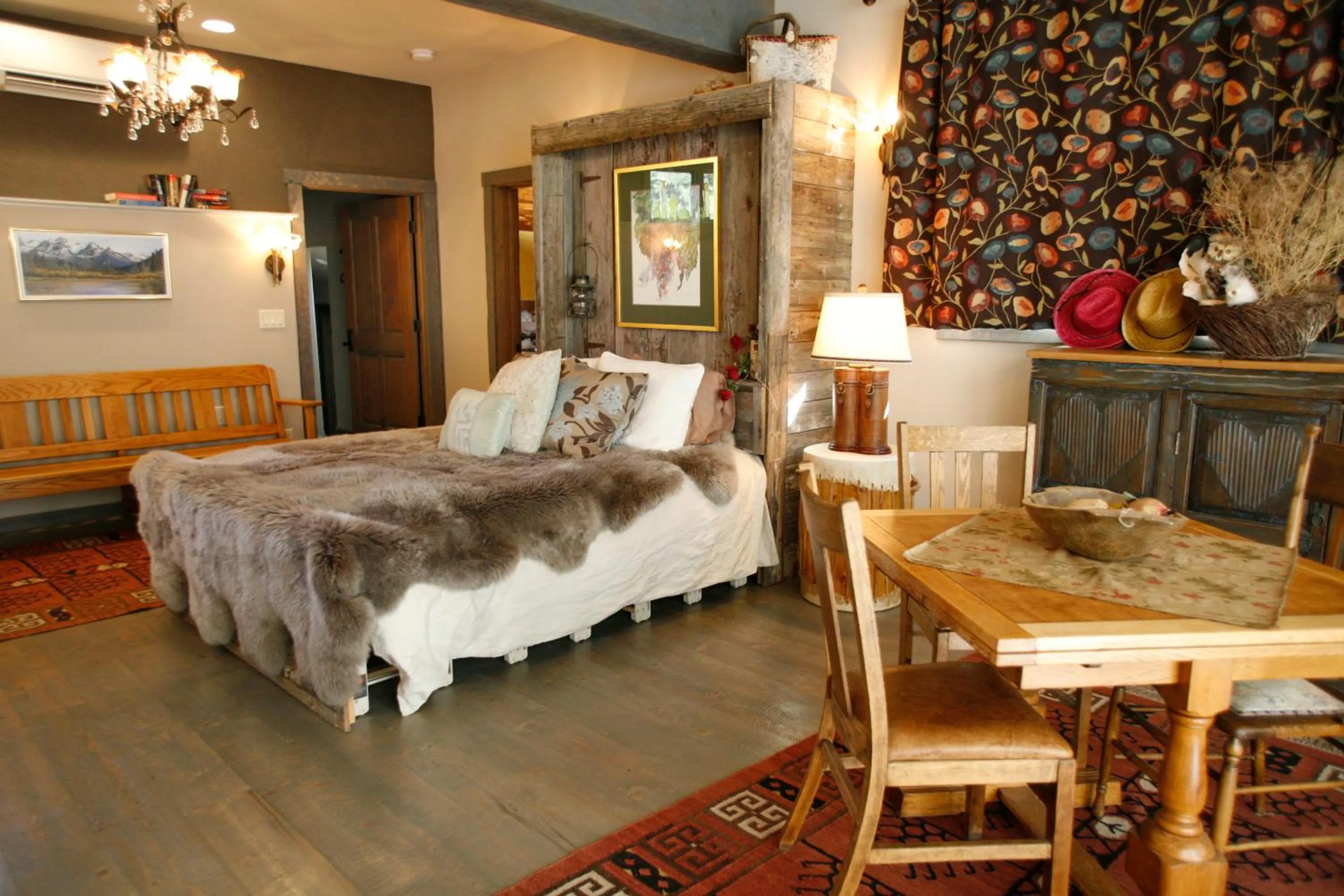 Bed in Swan River Inn