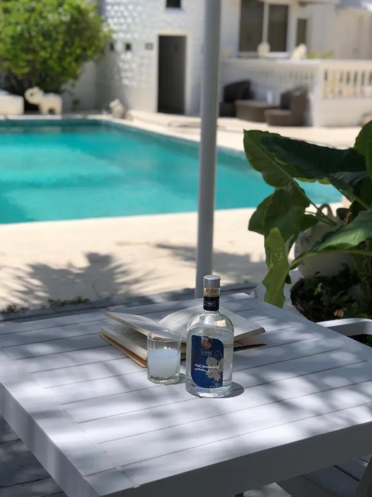 Patio in Le Castel Blanc Hotel Boutique