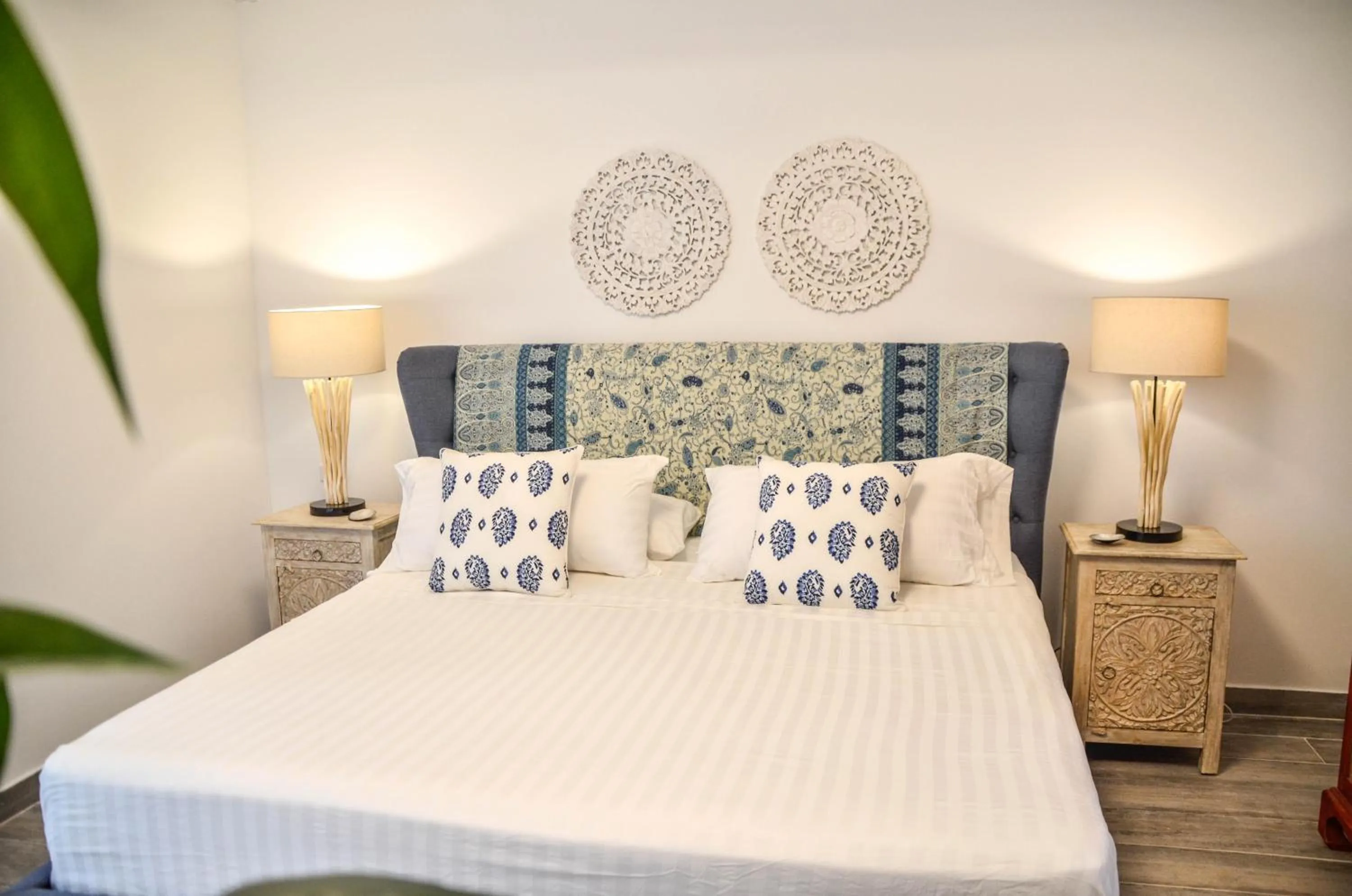 Bed in Le Castel Blanc Hotel Boutique