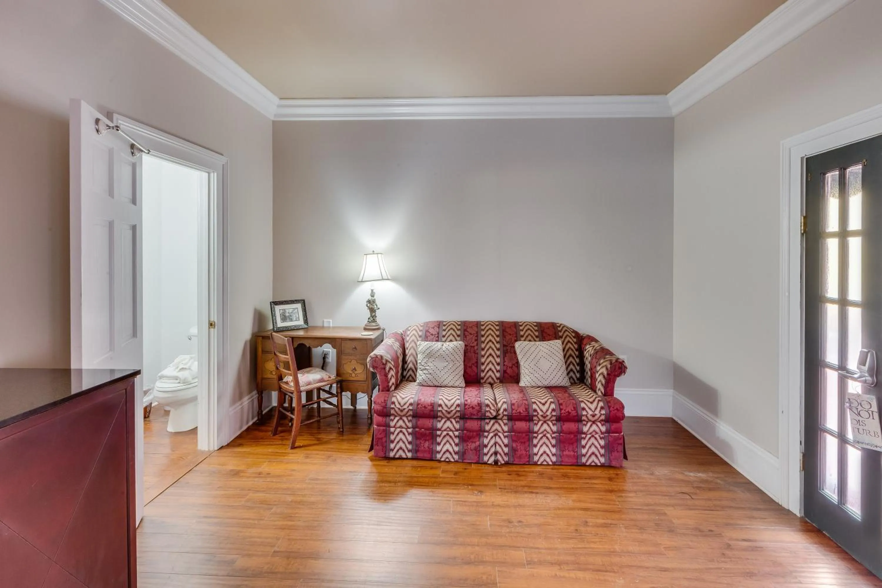 Seating area in New Orleans Jazz Quarters