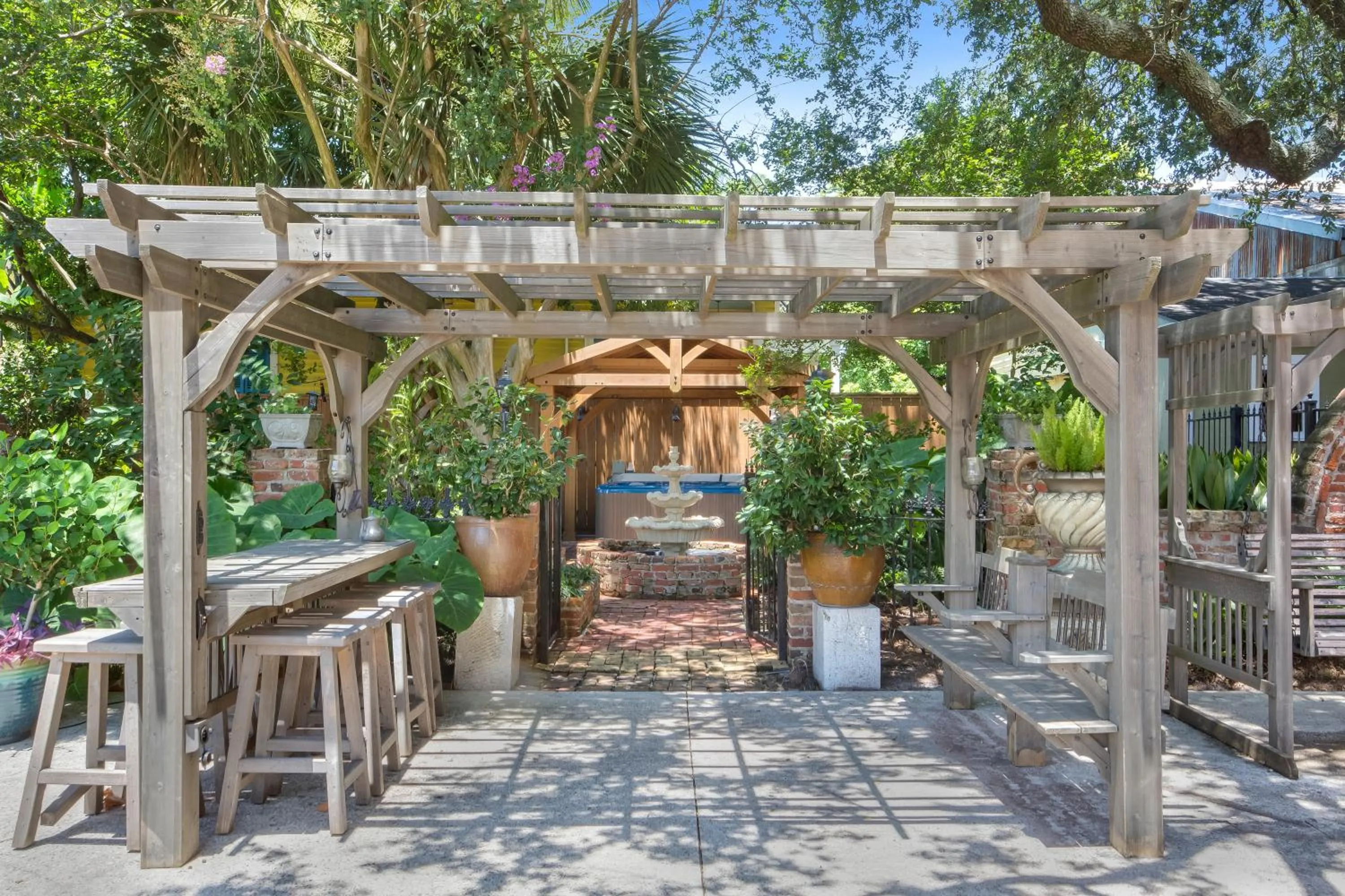 Patio in New Orleans Jazz Quarters