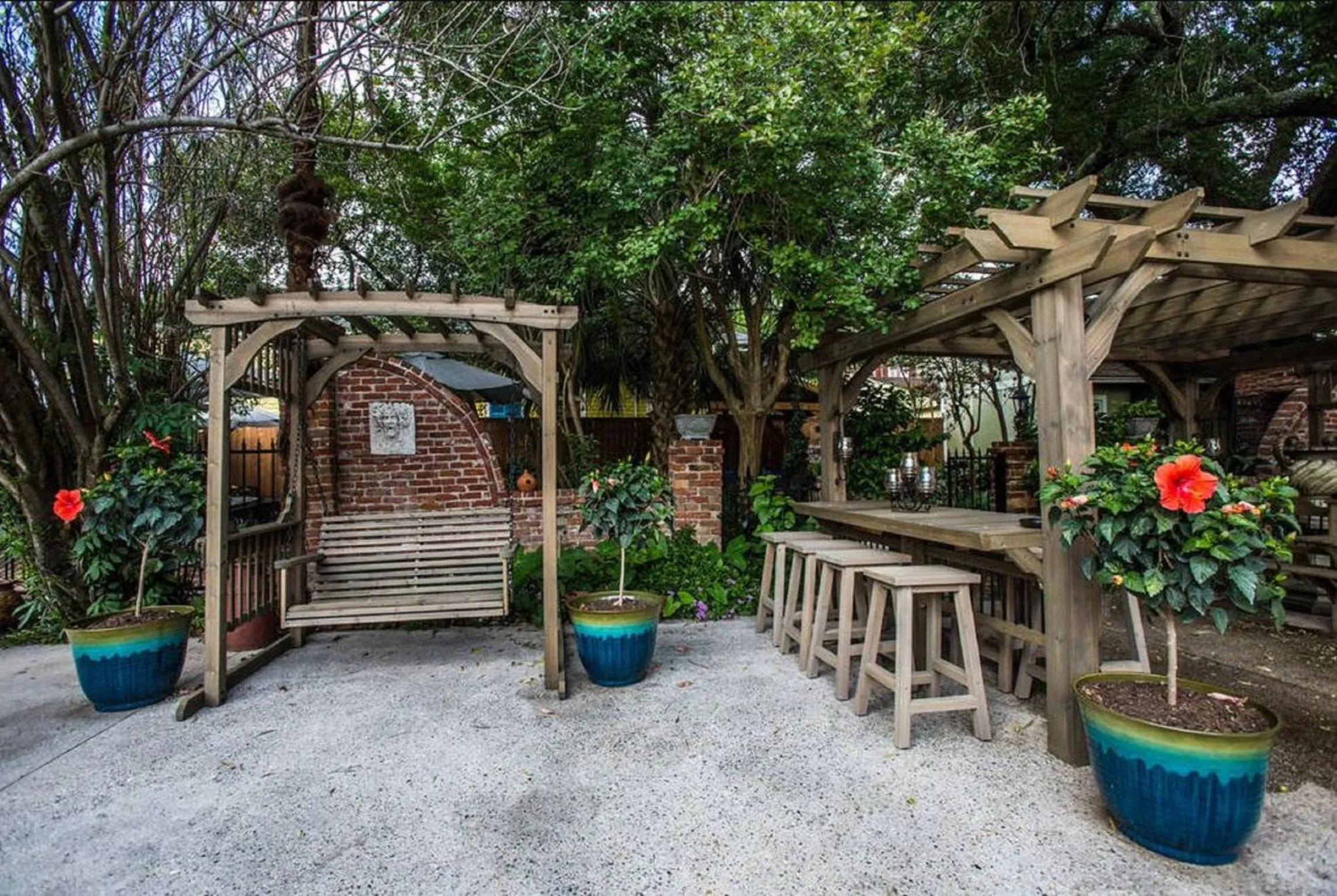 Garden in New Orleans Jazz Quarters