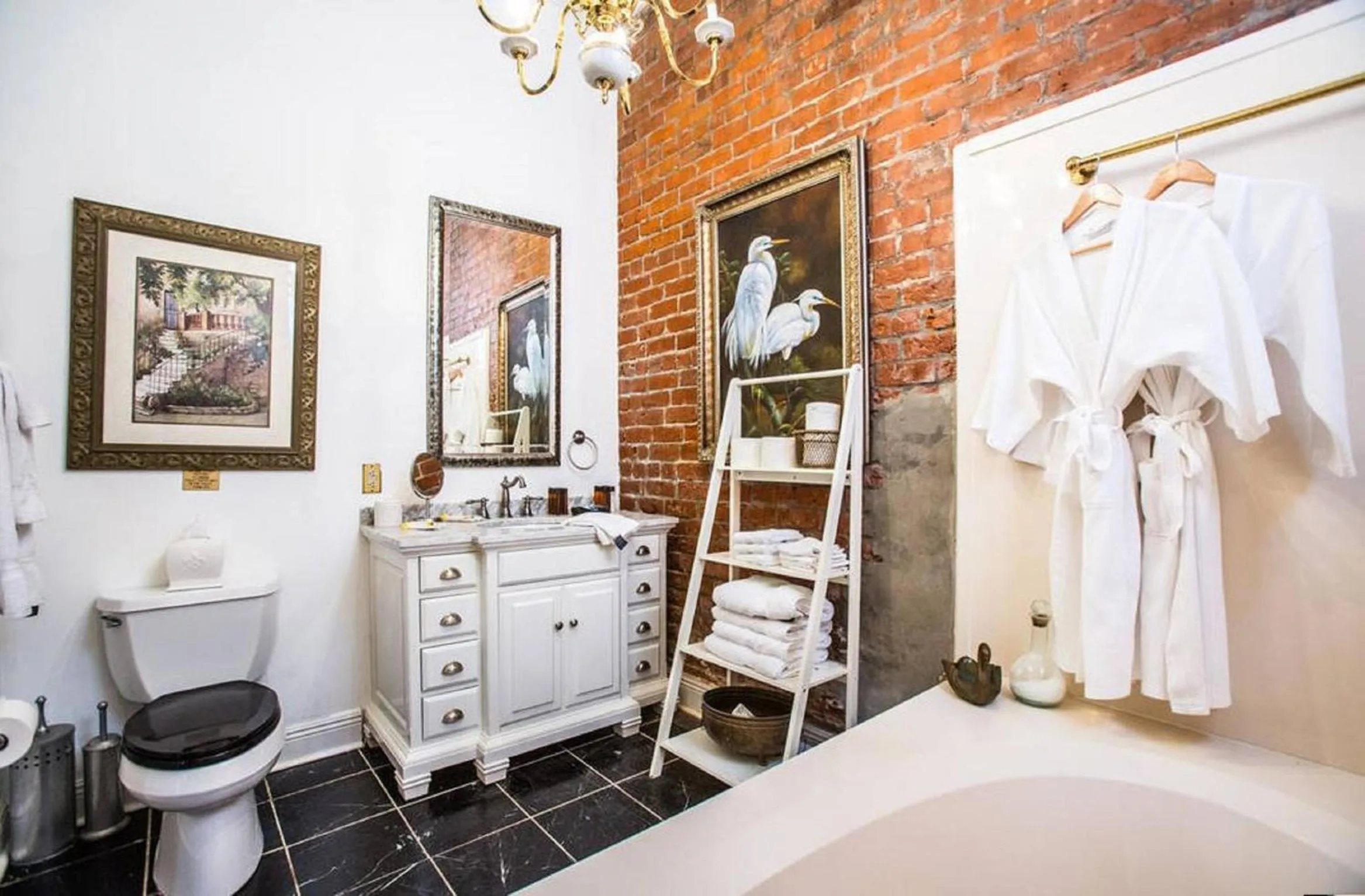 Bathroom in New Orleans Jazz Quarters