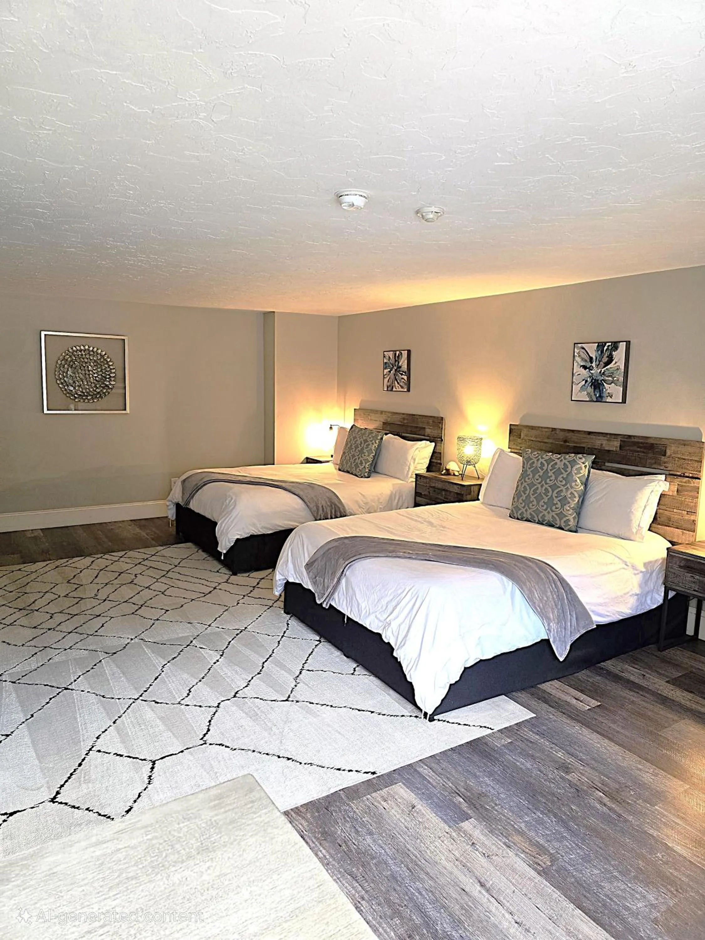 Bed in Gunstock Inn & Suites