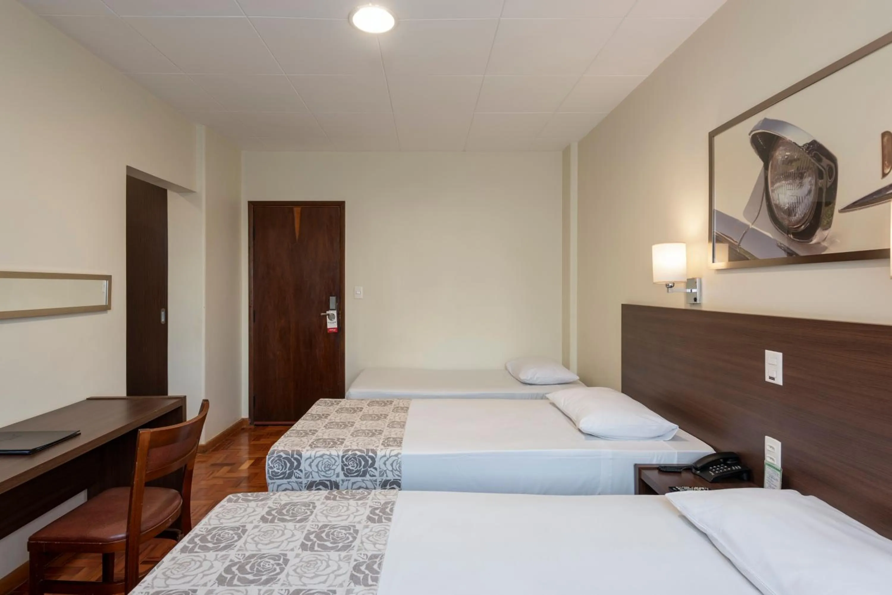 Bedroom, Bed in Monreale Express Ribeirão Preto