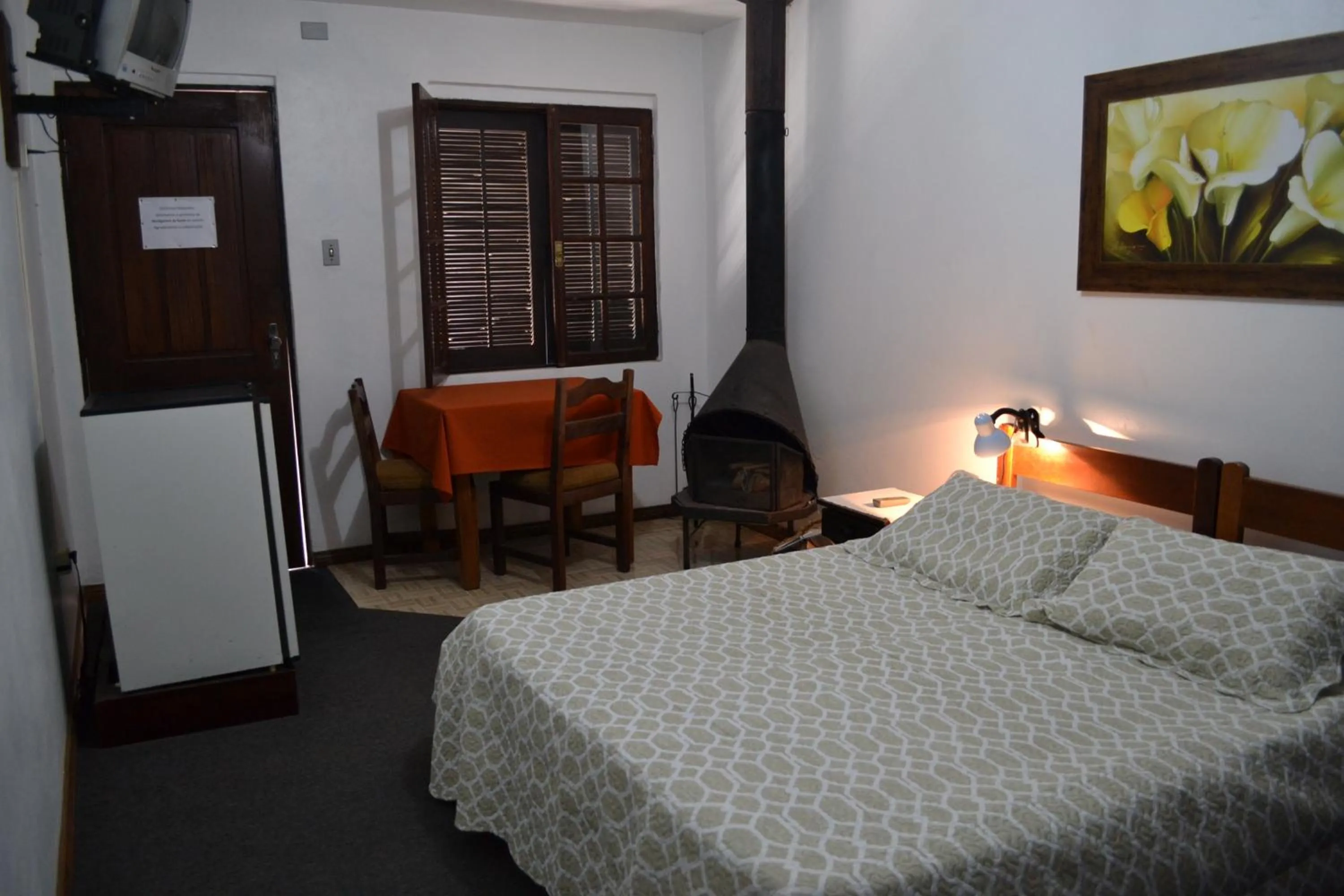 Bed in Hotel Pousada Dos Pinheiros