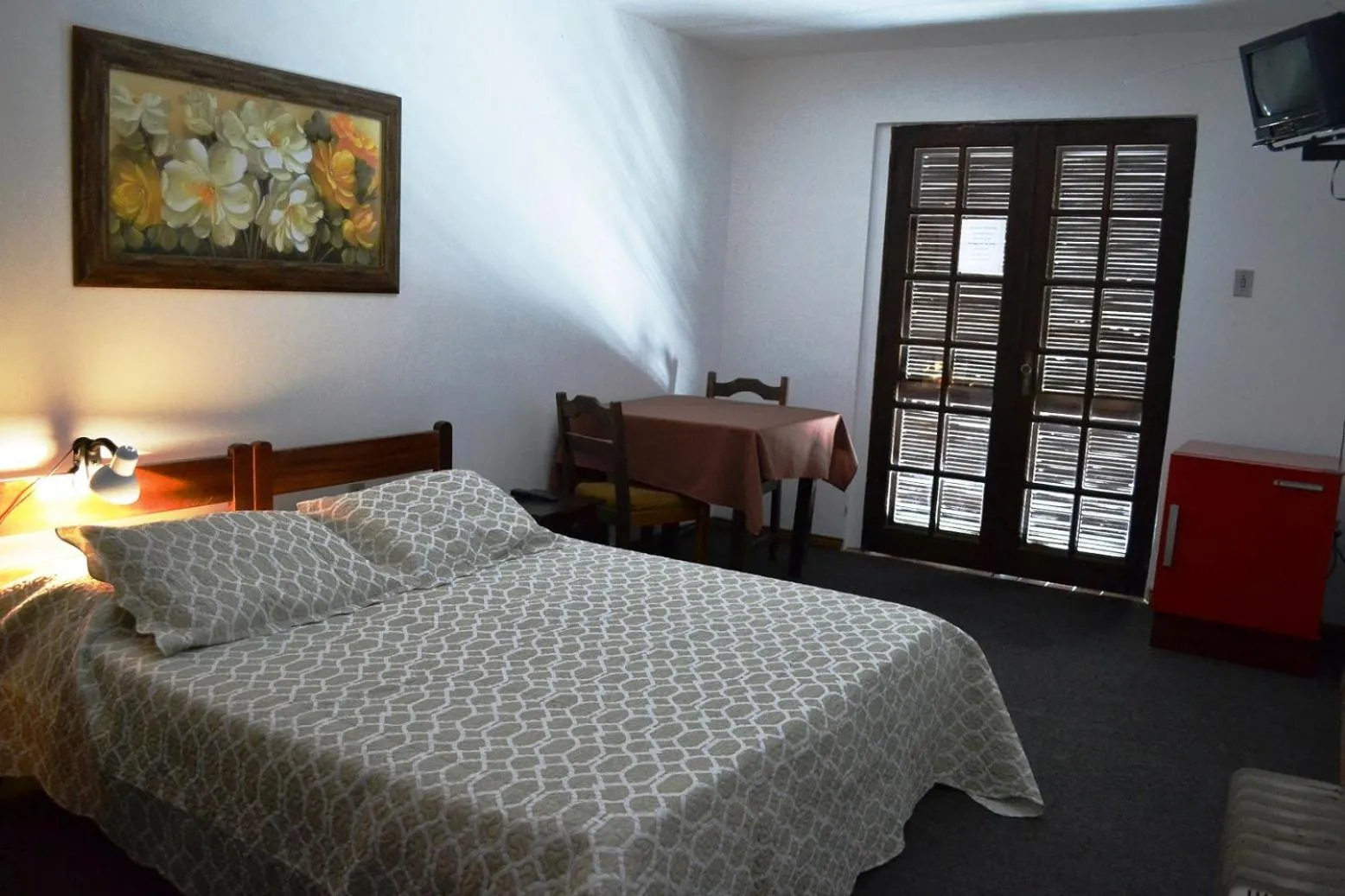 Bed in Hotel Pousada Dos Pinheiros