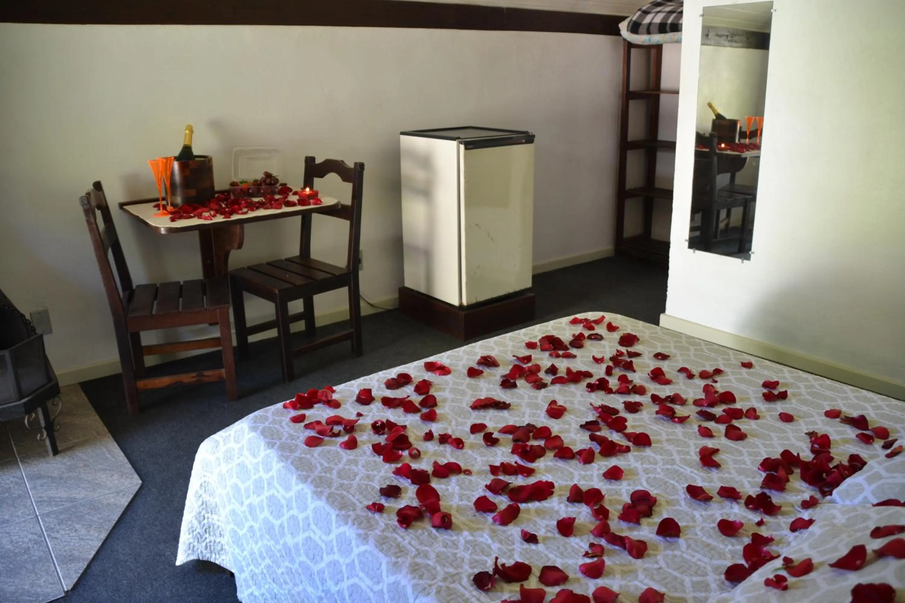 Bed in Hotel Pousada Dos Pinheiros