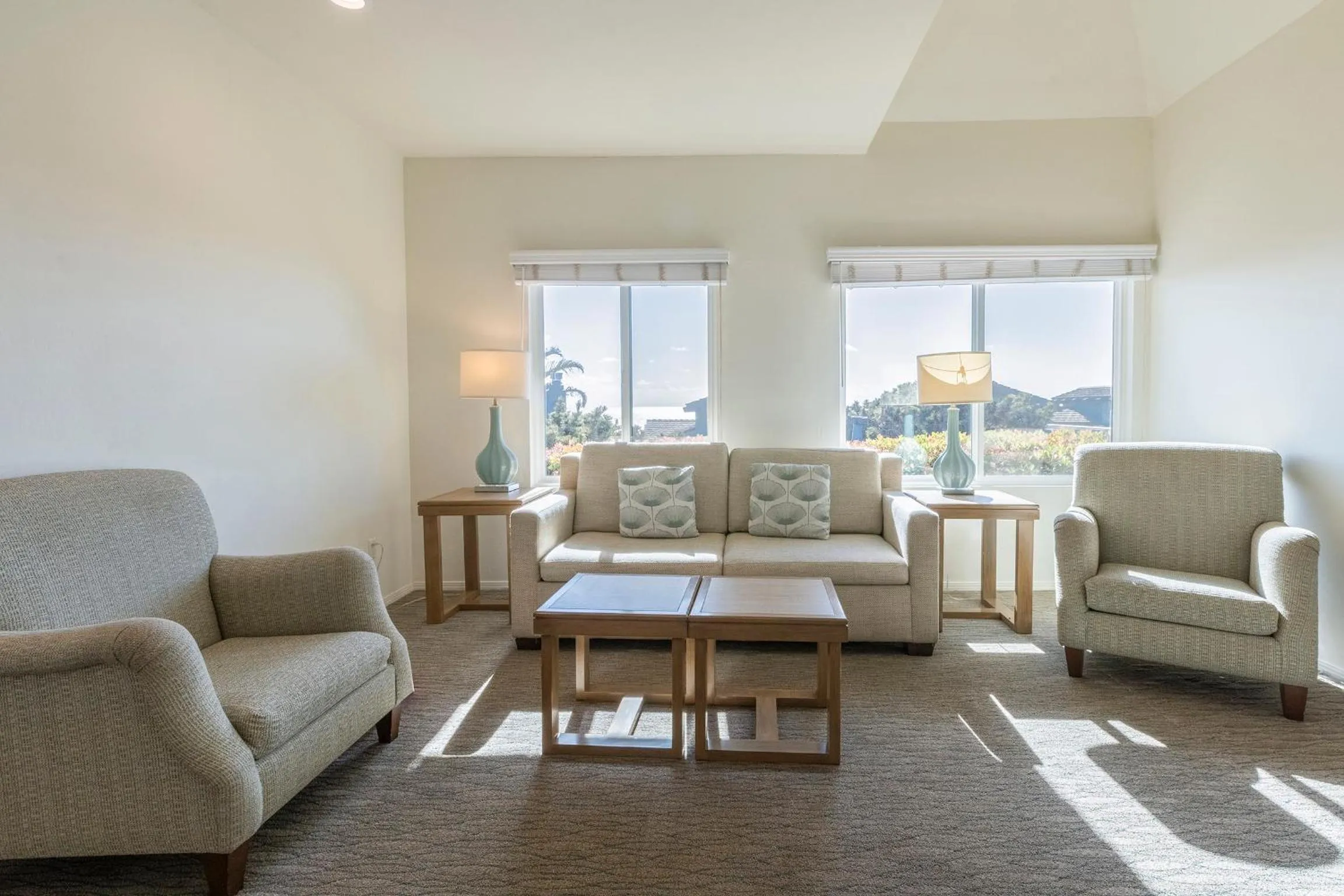 Living room in Wave Crest Resort