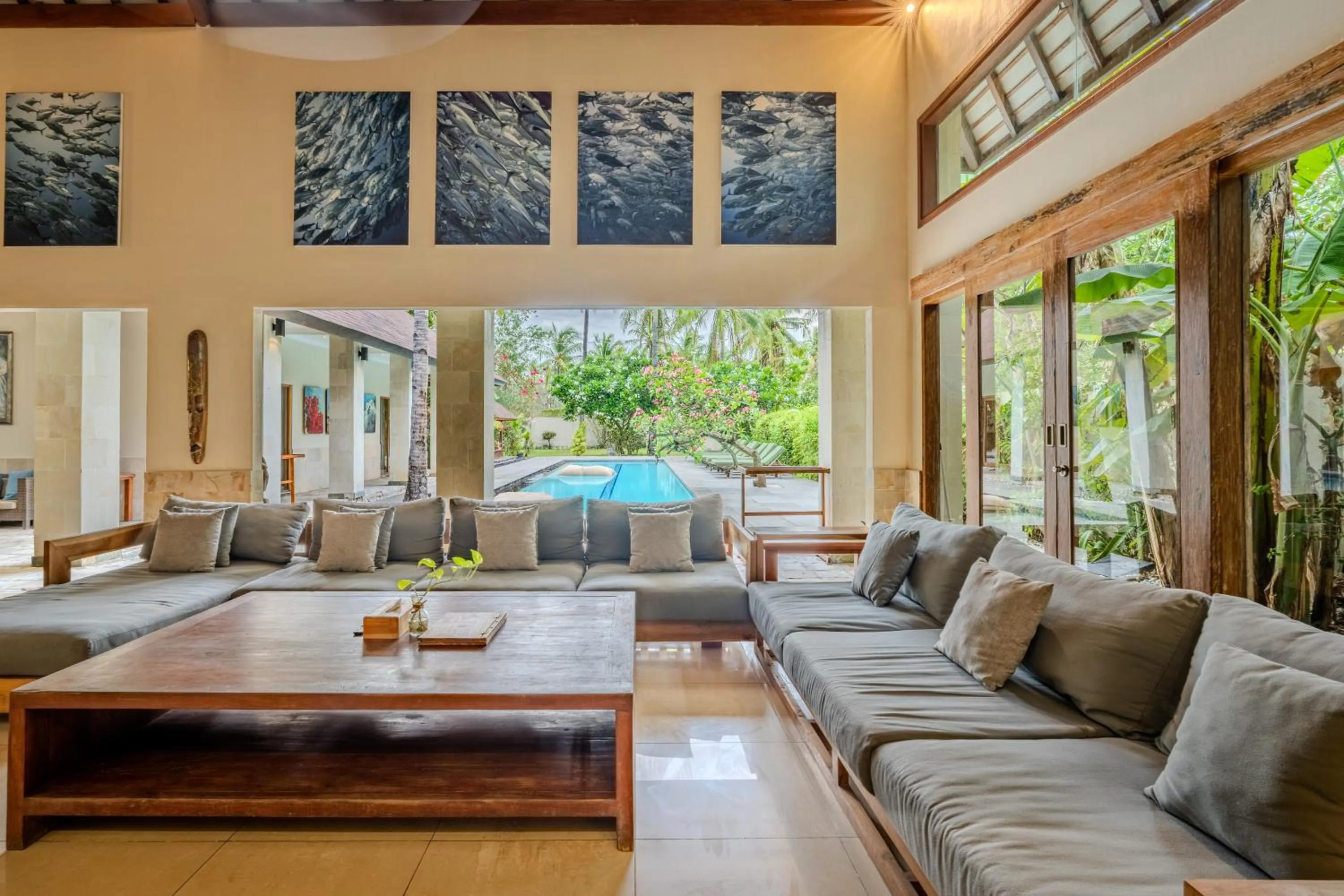 Living room in Kelapa Villas
