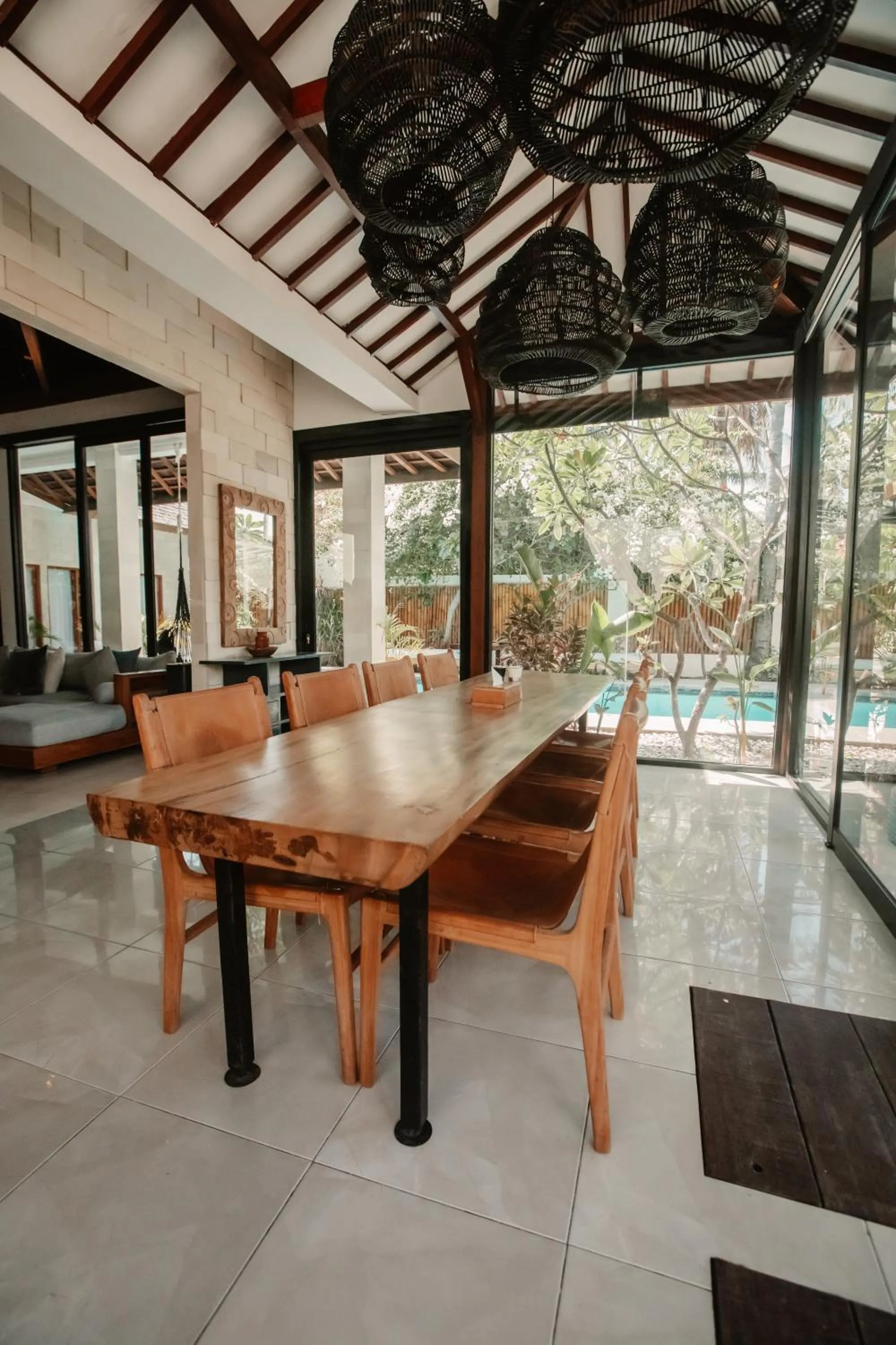 Dining area in Kelapa Villas