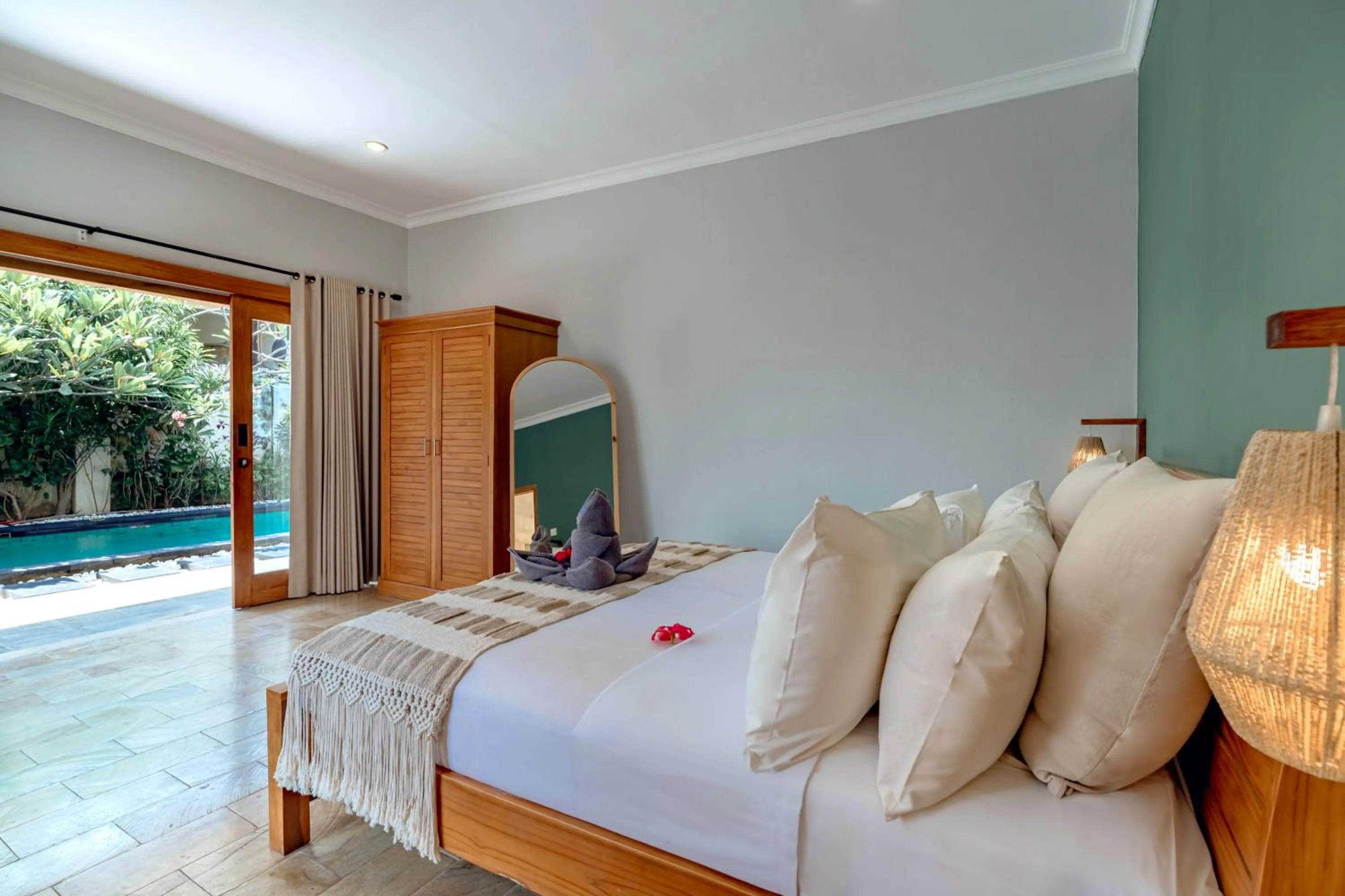 Bedroom, Bed in Kelapa Villas